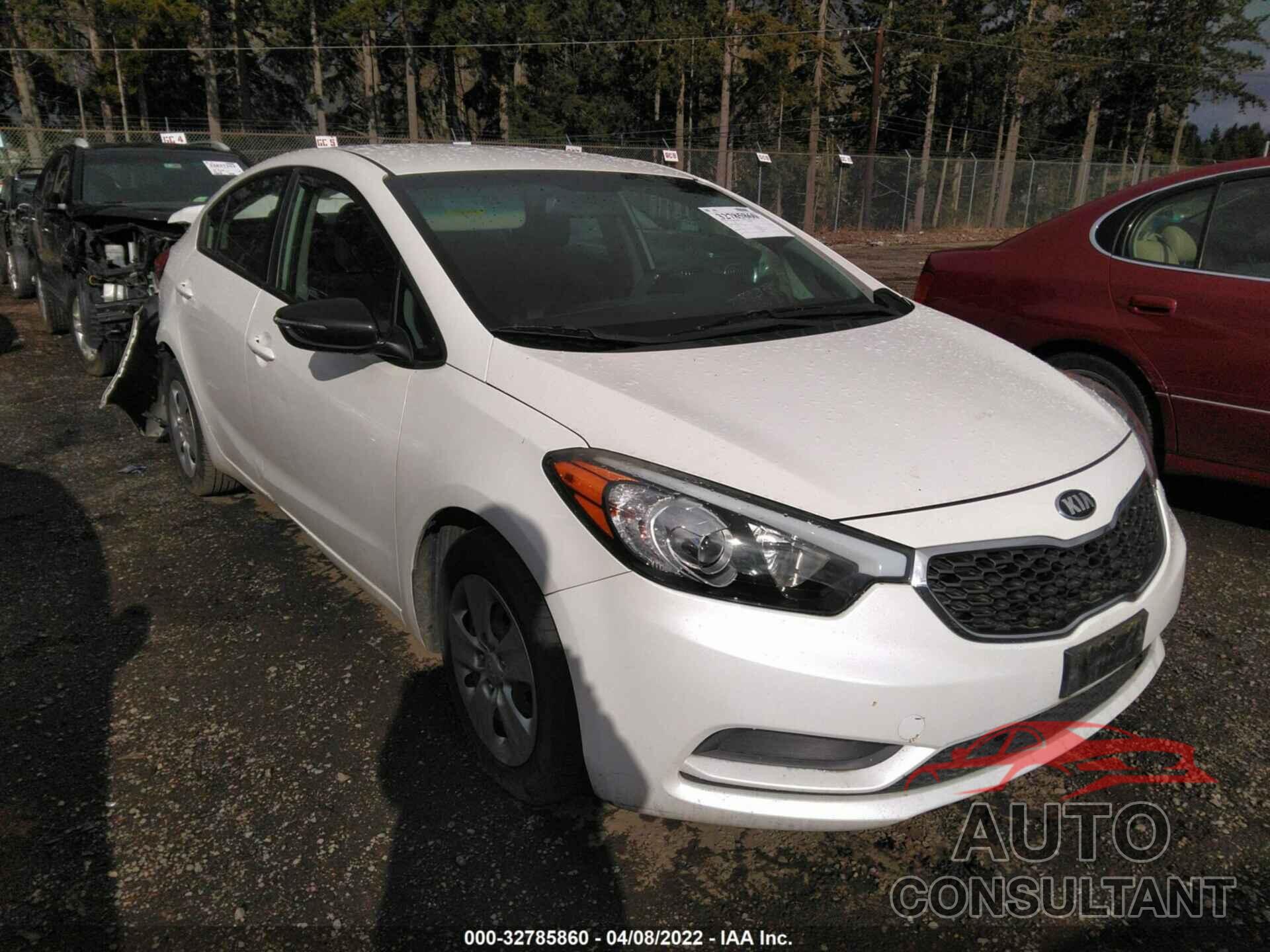 KIA FORTE 2016 - KNAFX4A64G5517716