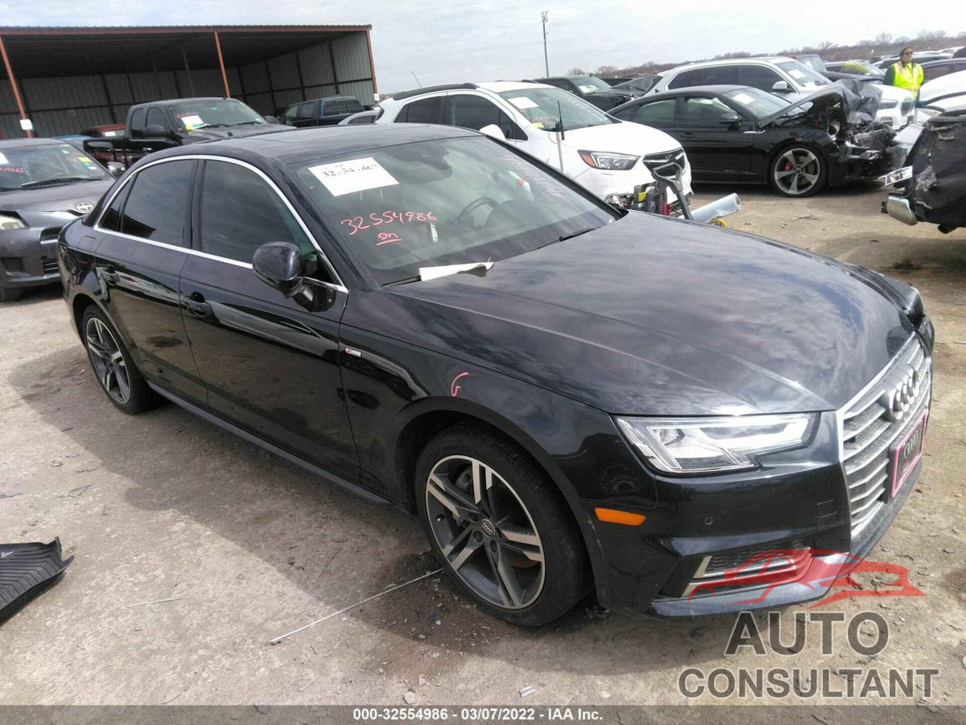 AUDI A4 2017 - WAUENAF49HN023294