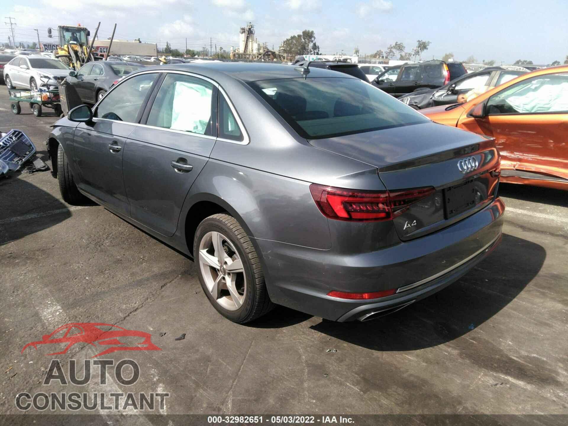 AUDI A4 2019 - WAUGMAF4XKN006734
