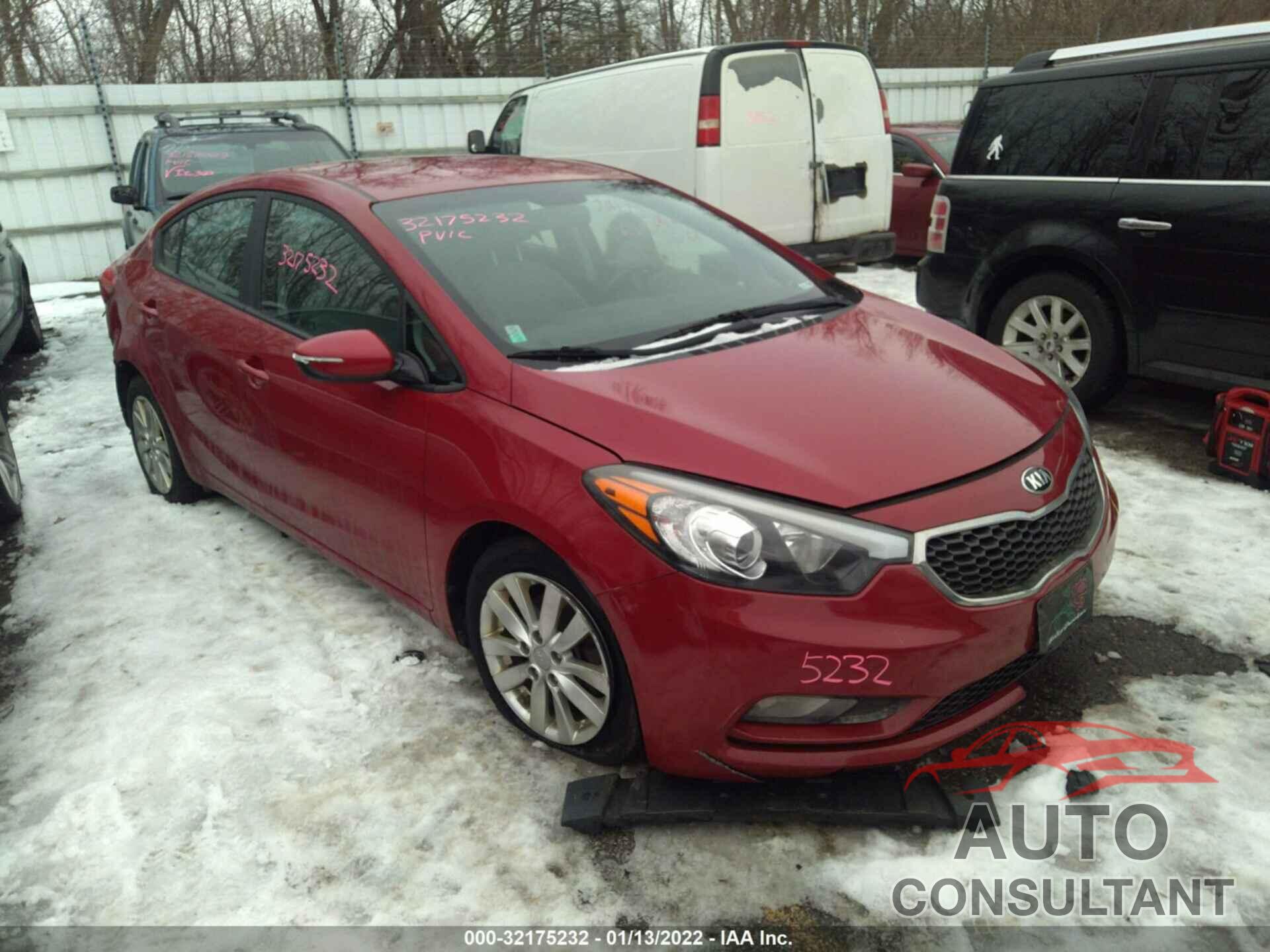 KIA FORTE 2016 - KNAFX4A69G5455973