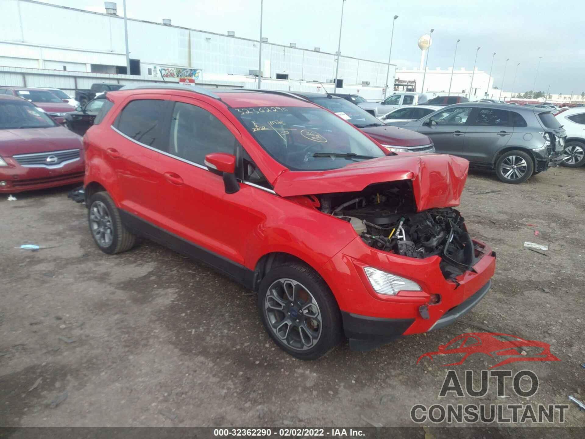 FORD ECOSPORT 2019 - MAJ6S3KL3KC256802