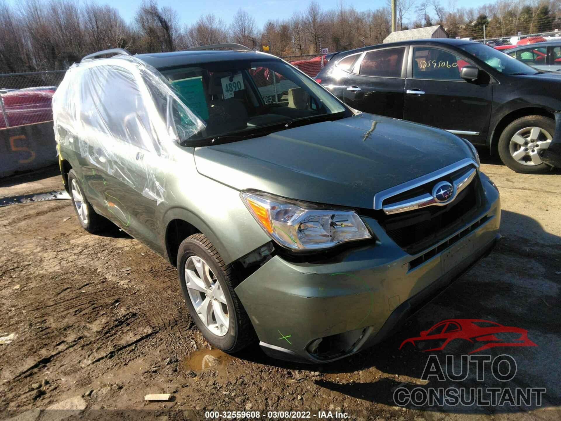 SUBARU FORESTER 2016 - JF2SJADC9GH400474