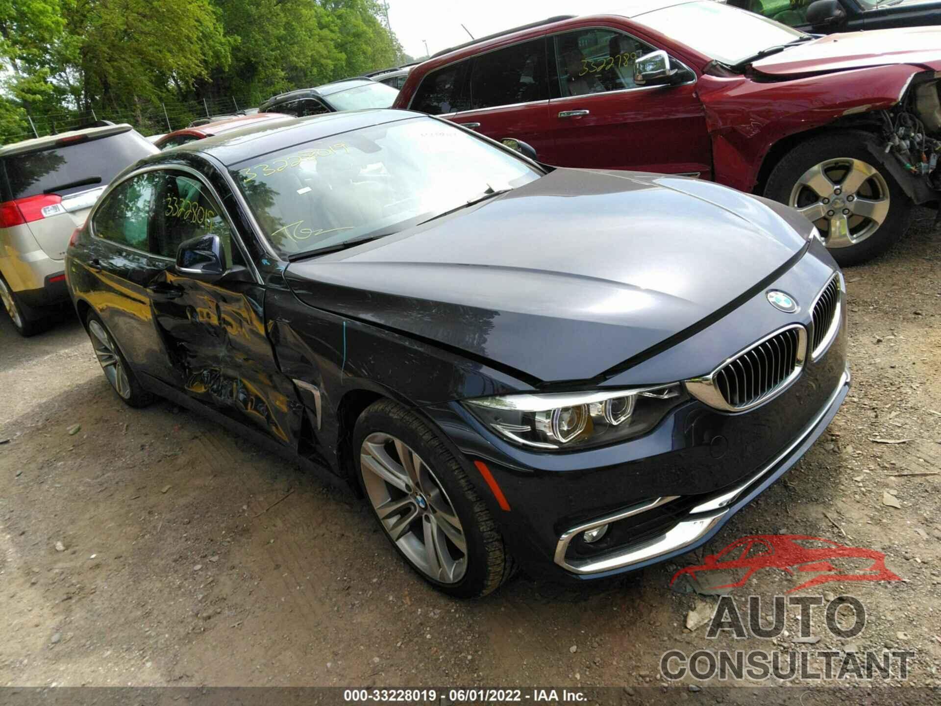 BMW 4 SERIES 2019 - WBA4J3C55KBL06106