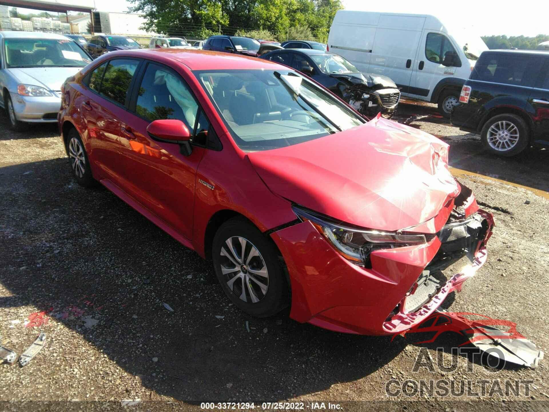 TOYOTA COROLLA 2020 - JTDEBRBE8LJ020802