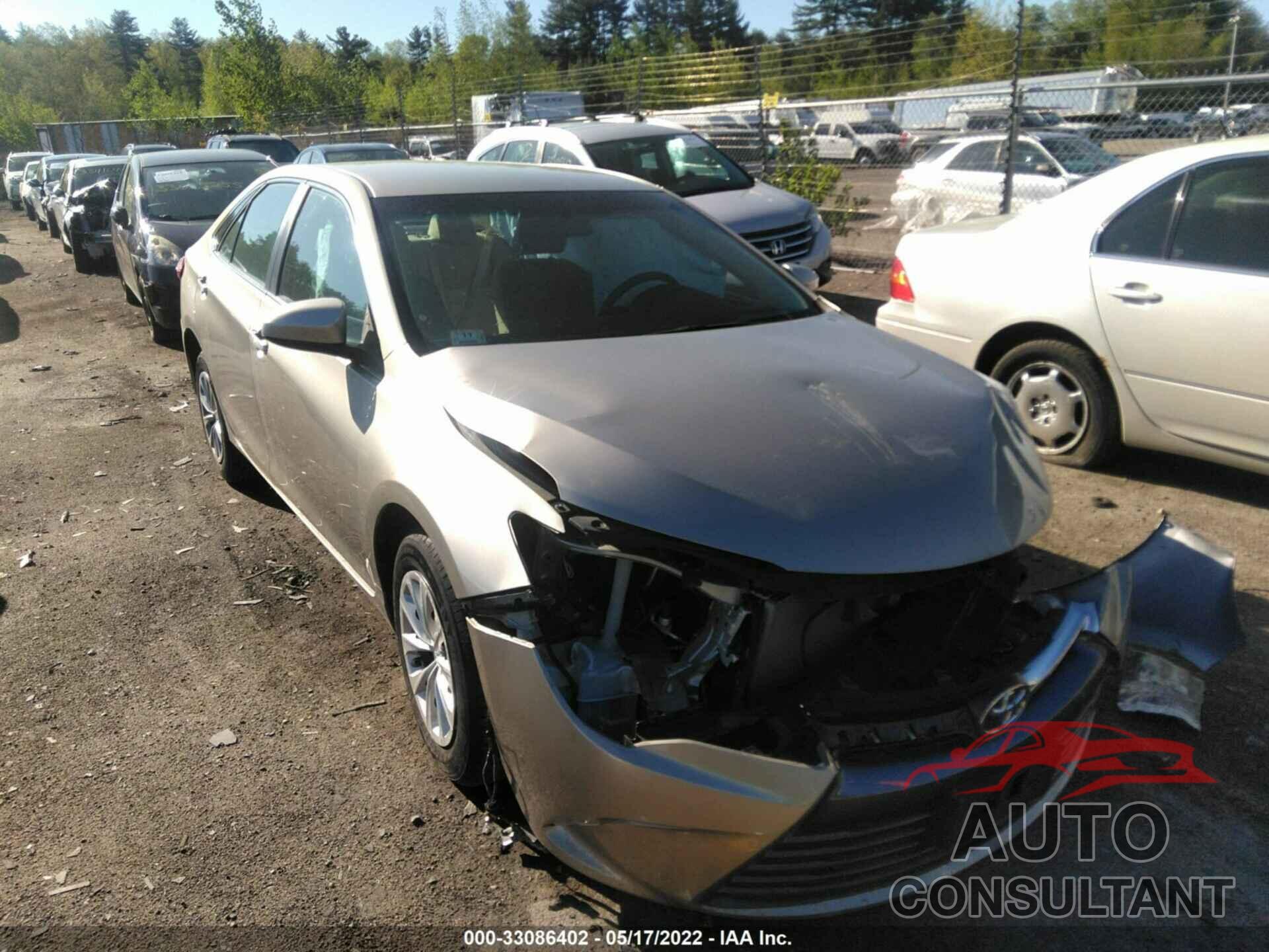 TOYOTA CAMRY 2016 - 4T4BF1FK1GR532576
