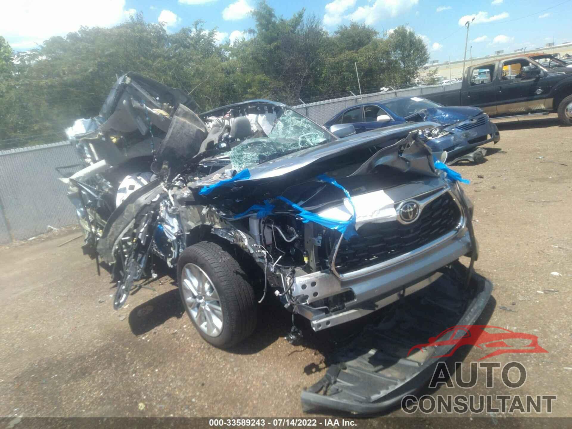 TOYOTA HIGHLANDER 2021 - 5TDDZRBH1MS146683