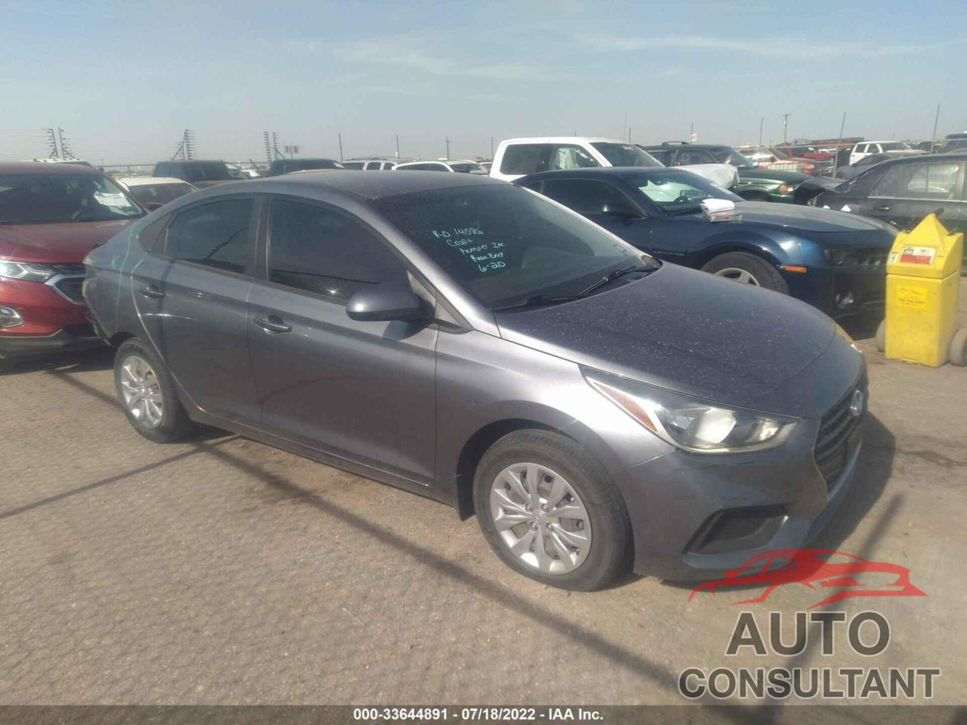 HYUNDAI ACCENT 2018 - 3KPC24A38JE022618