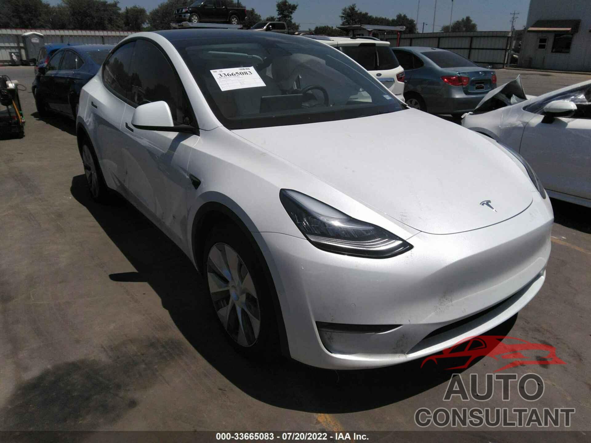 TESLA MODEL Y 2022 - 7SAYGDEE1NF425989