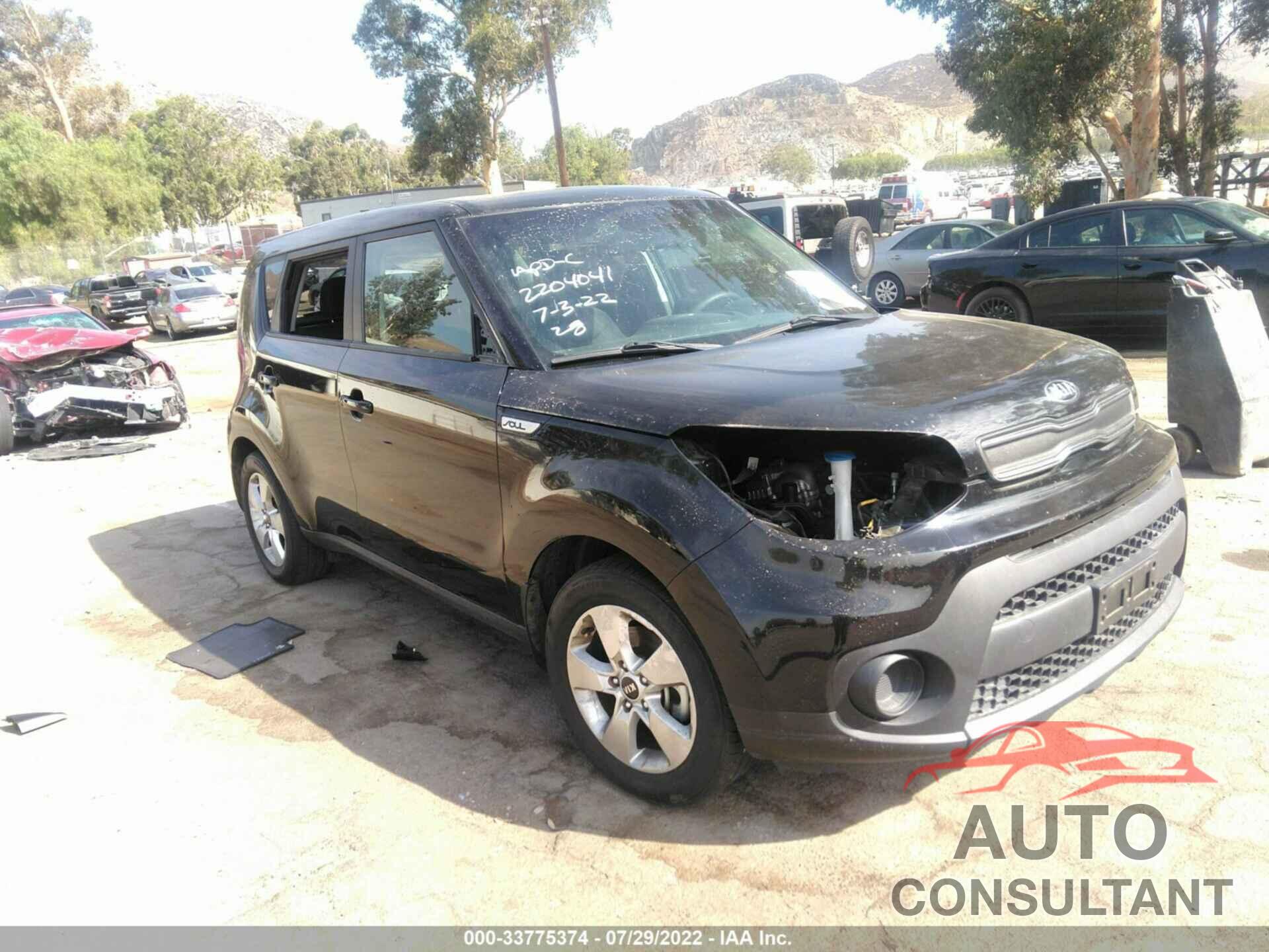 KIA SOUL 2019 - KNDJN2A21K7649303