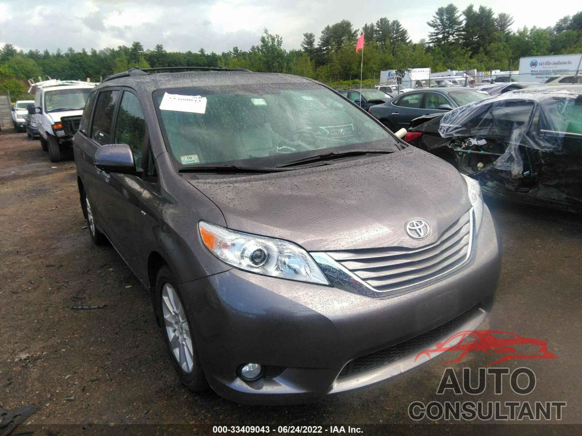 TOYOTA SIENNA 2016 - 5TDDK3DC9GS138032