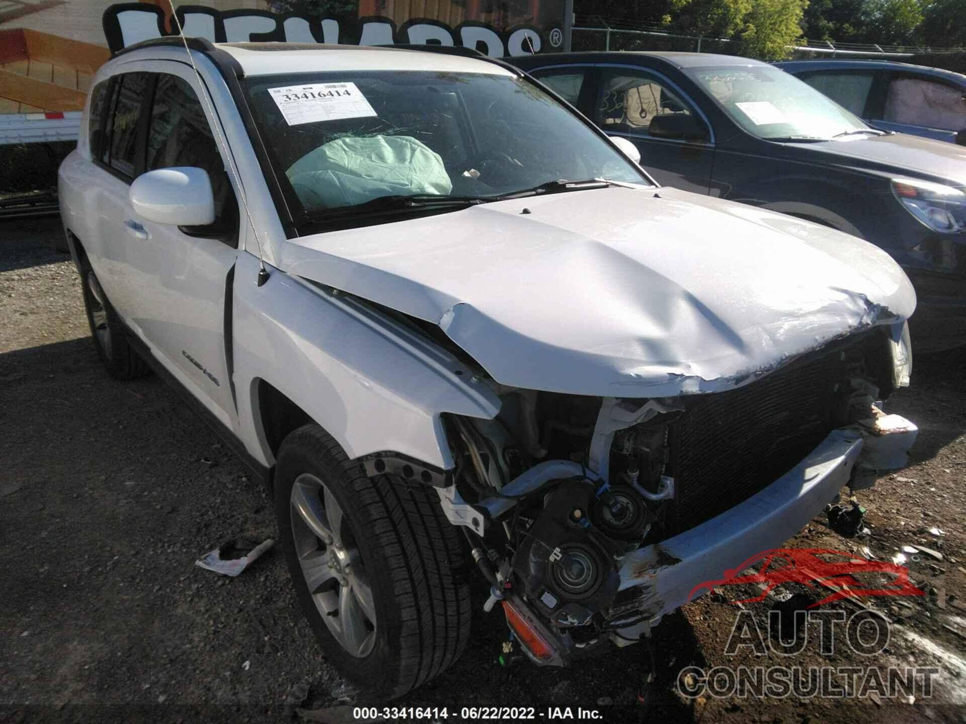 JEEP COMPASS 2017 - 1C4NJDEB5HD177555