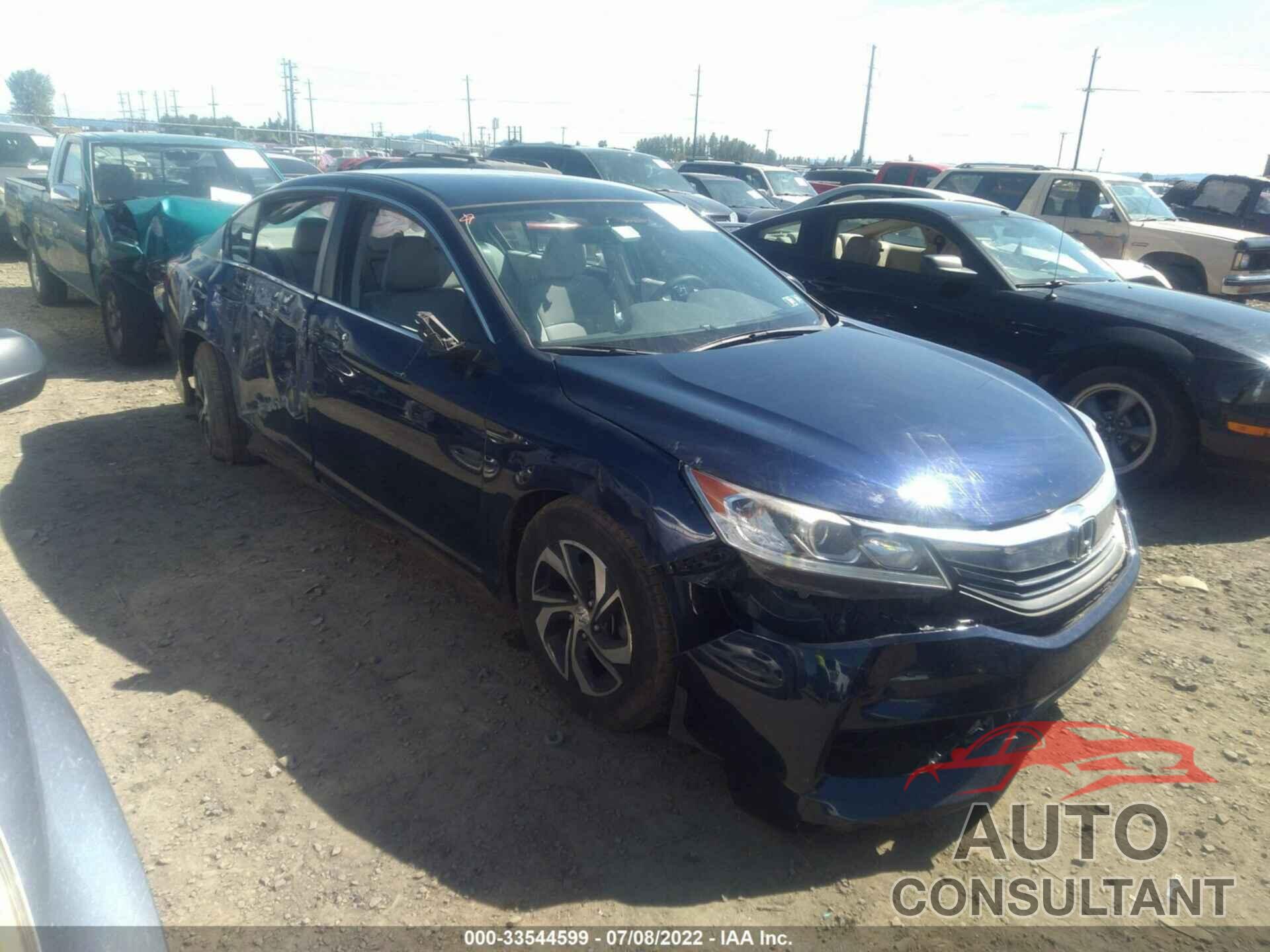 HONDA ACCORD SEDAN 2016 - 1HGCR2F3XGA002134