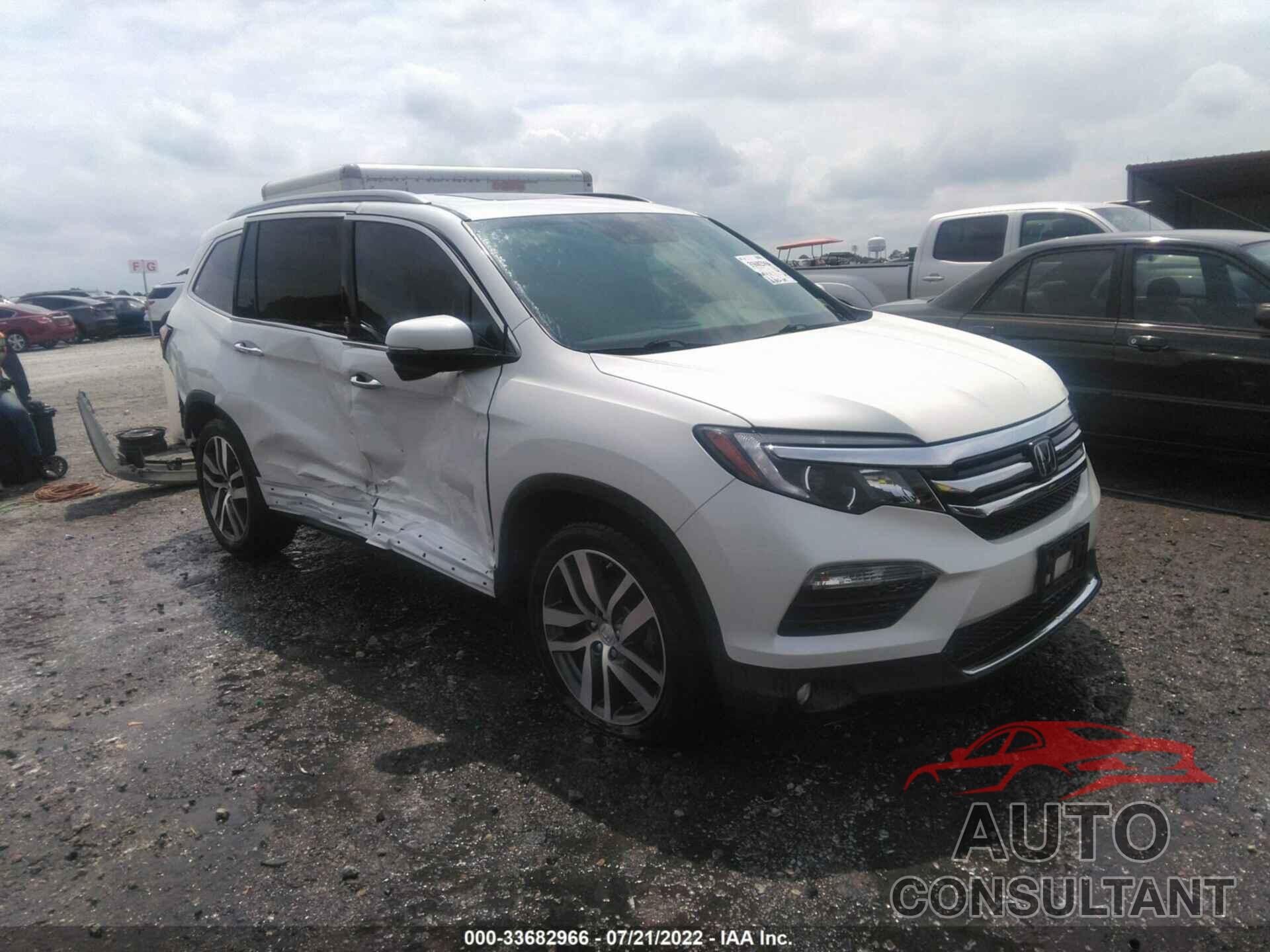 HONDA PILOT 2017 - 5FNYF5H96HB014211