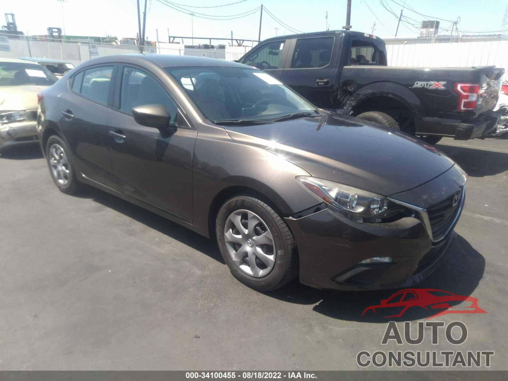 MAZDA MAZDA3 2016 - JM1BM1T70G1306244