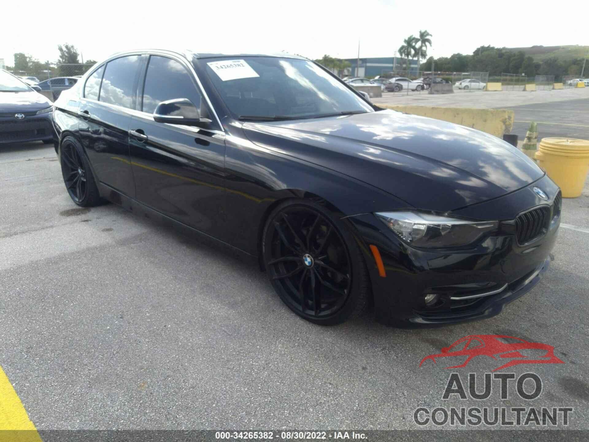 BMW 3 SERIES 2017 - WBA8D9G5XHNU58590