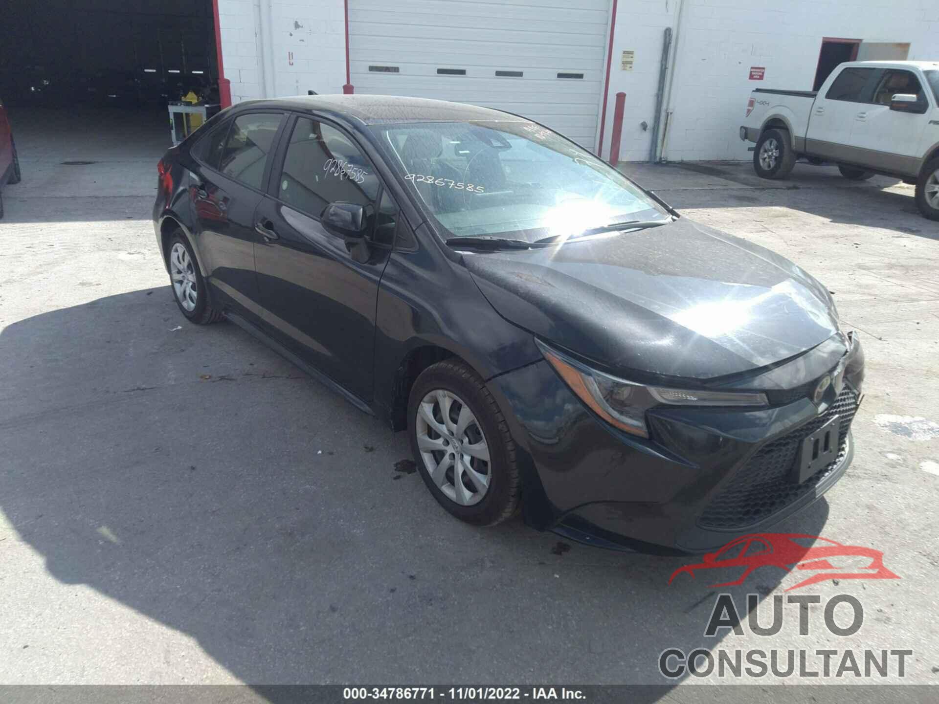TOYOTA COROLLA 2020 - JTDEPRAE3LJ044279