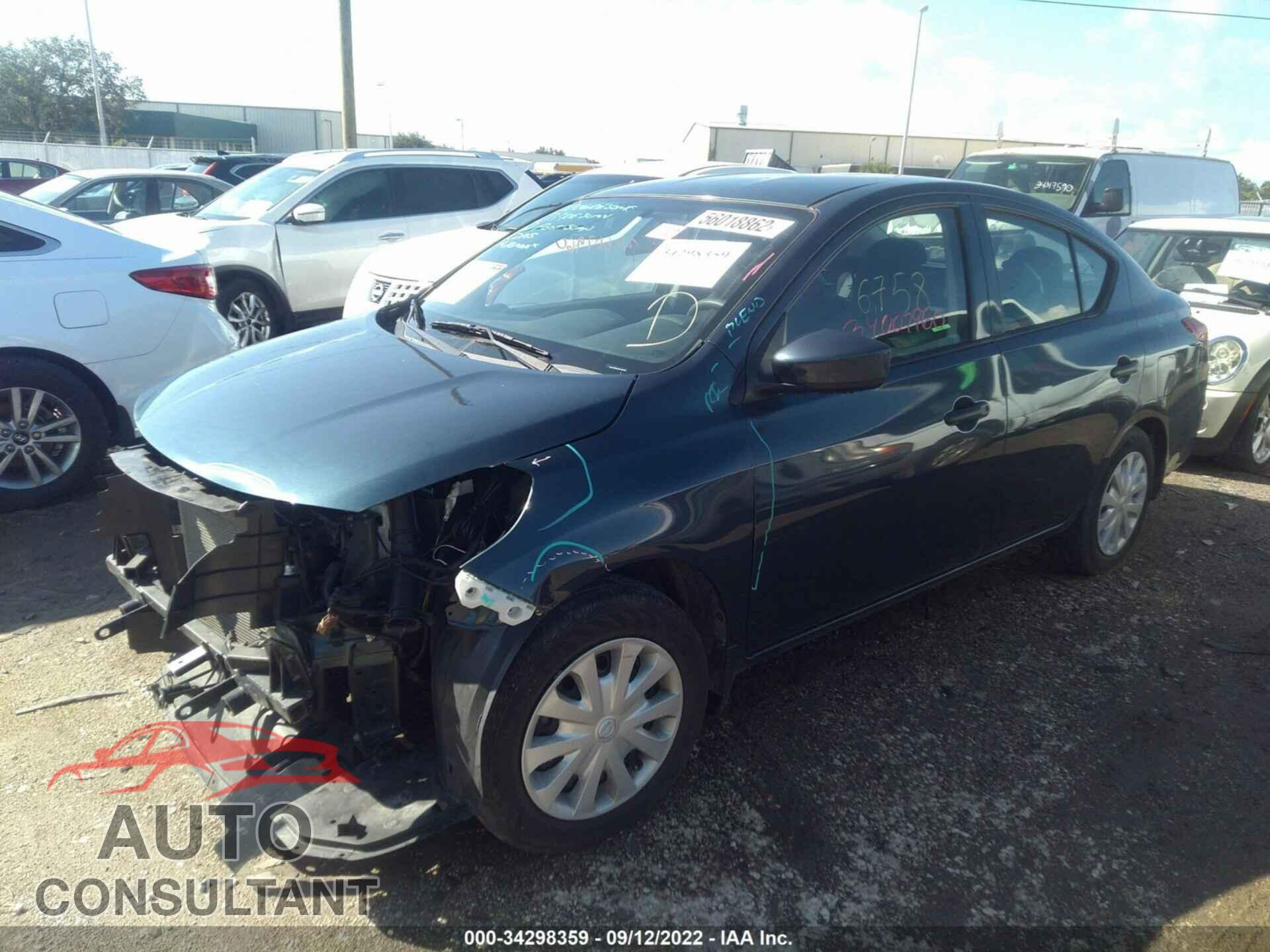 NISSAN VERSA 2016 - 3N1CN7AP1GL861397