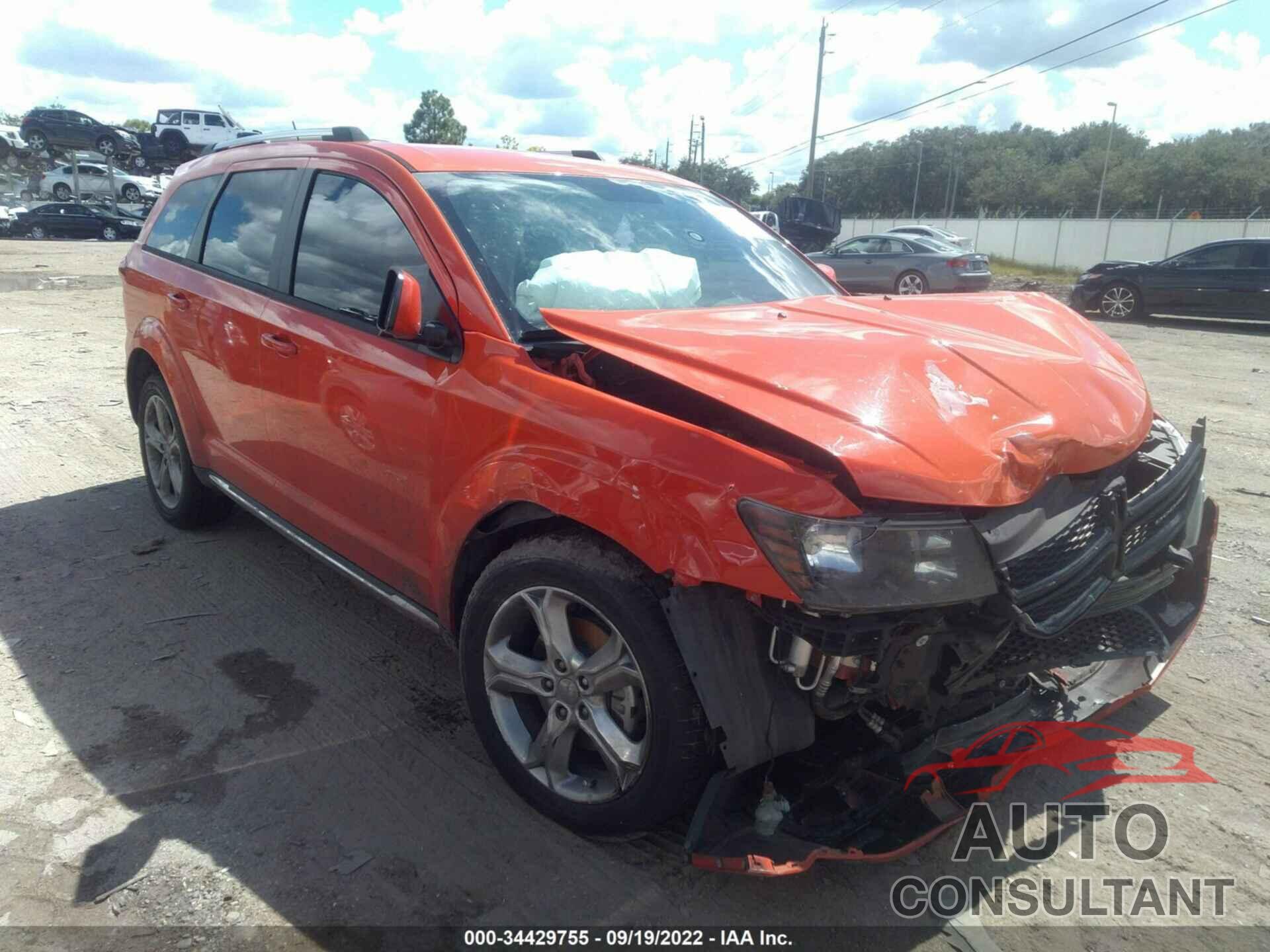 DODGE JOURNEY 2017 - 3C4PDCGG7HT566372