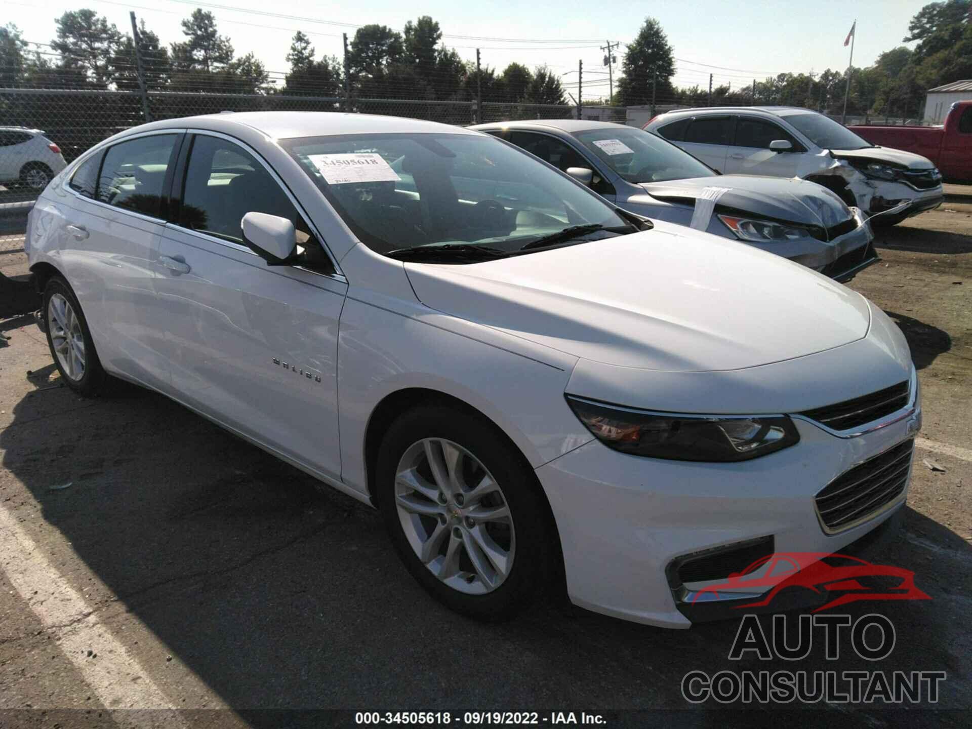 CHEVROLET MALIBU 2016 - 1G1ZE5ST4GF318409