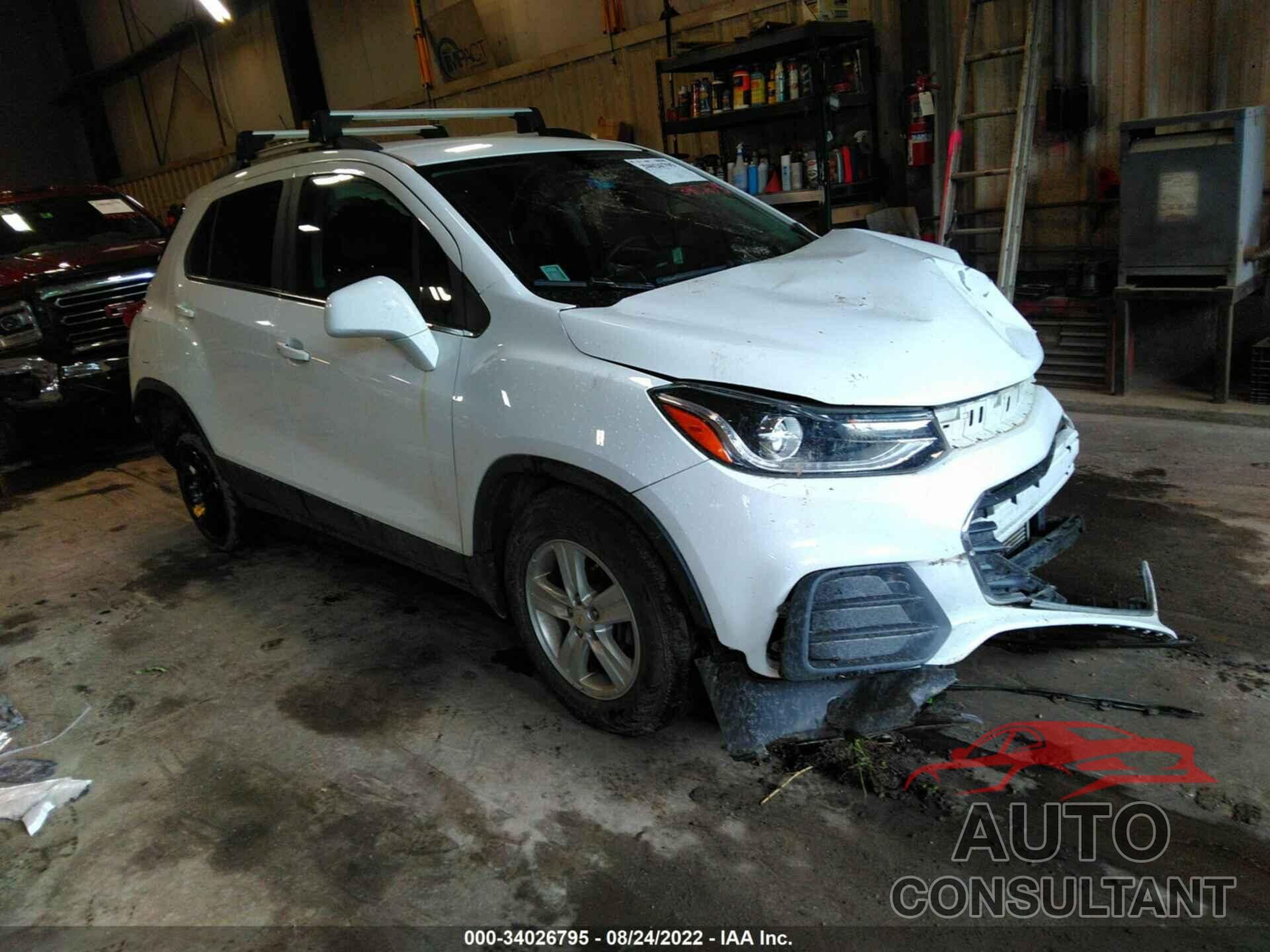 CHEVROLET TRAX 2020 - KL7CJPSB3LB321246