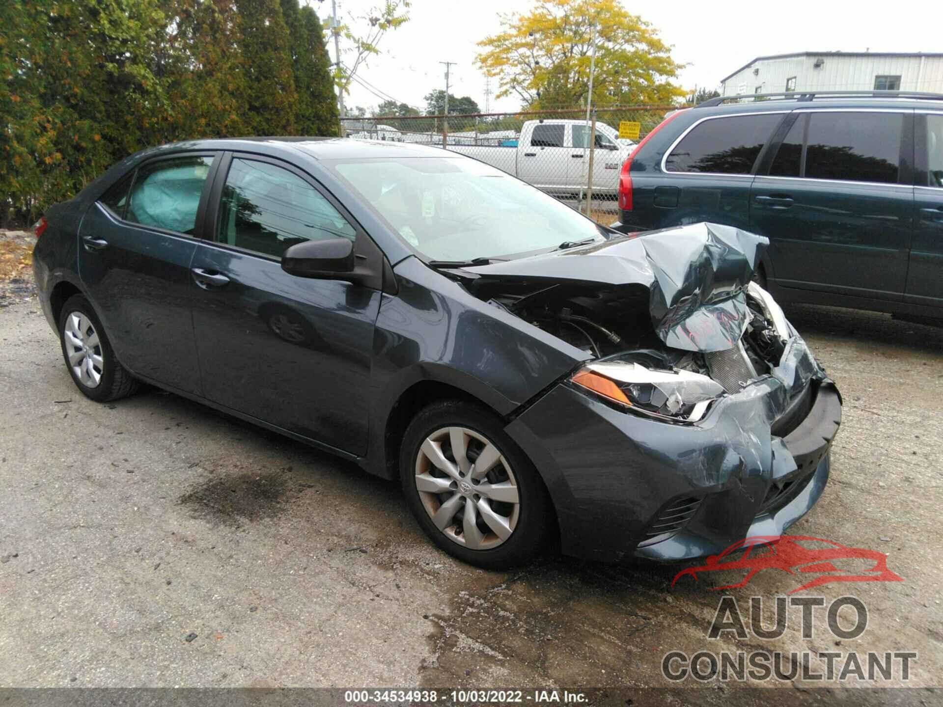 TOYOTA COROLLA 2016 - 2T1BURHE0GC638461