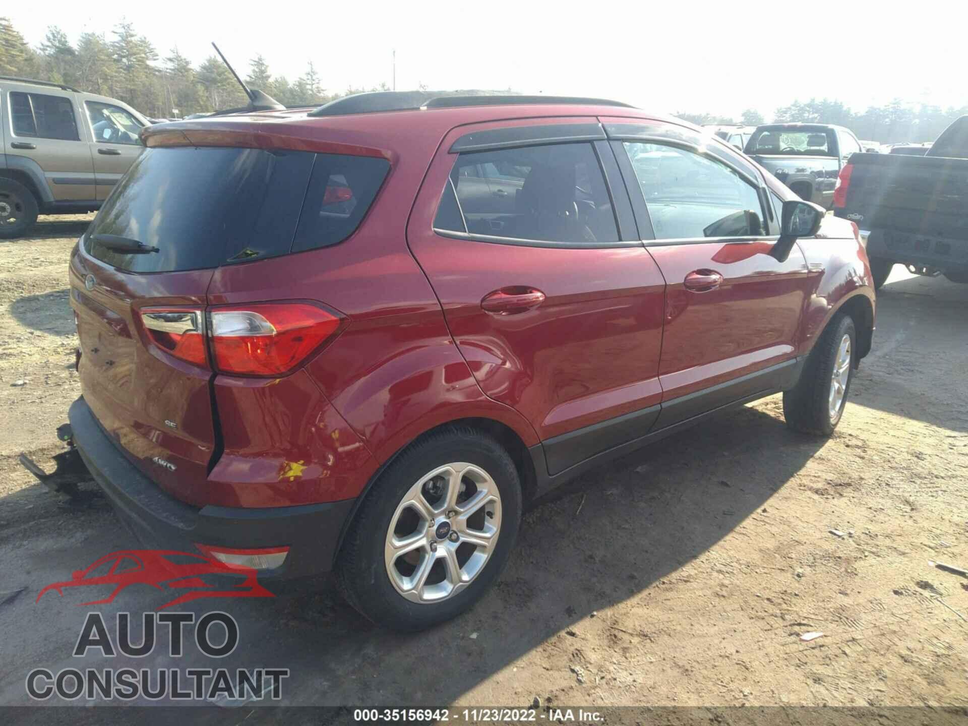 FORD ECOSPORT 2019 - MAJ6S3GL5KC270984