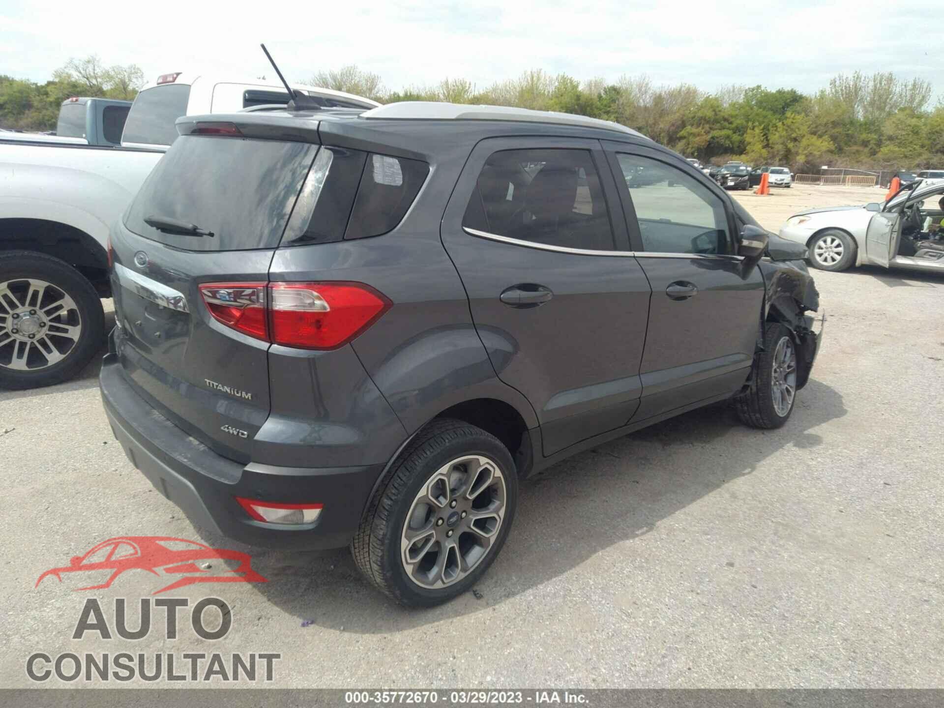FORD ECOSPORT 2021 - MAJ6S3KL3MC403350