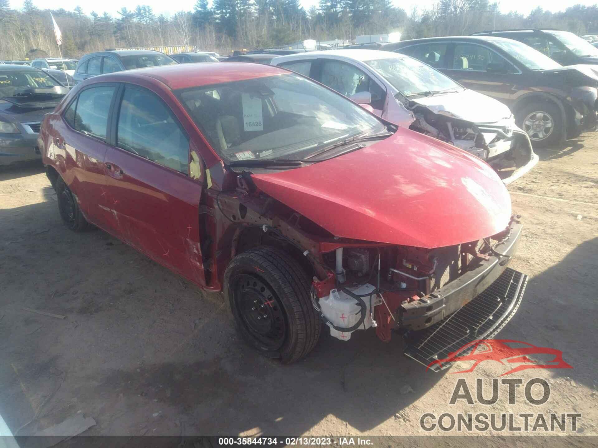 TOYOTA COROLLA 2017 - 2T1BURHE5HC829696