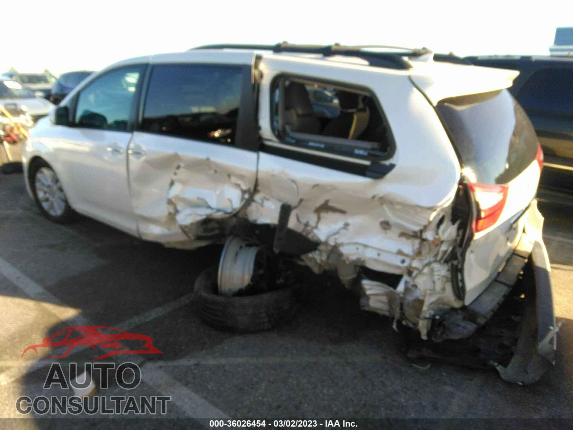 TOYOTA SIENNA 2016 - 5TDYK3DC9GS701016