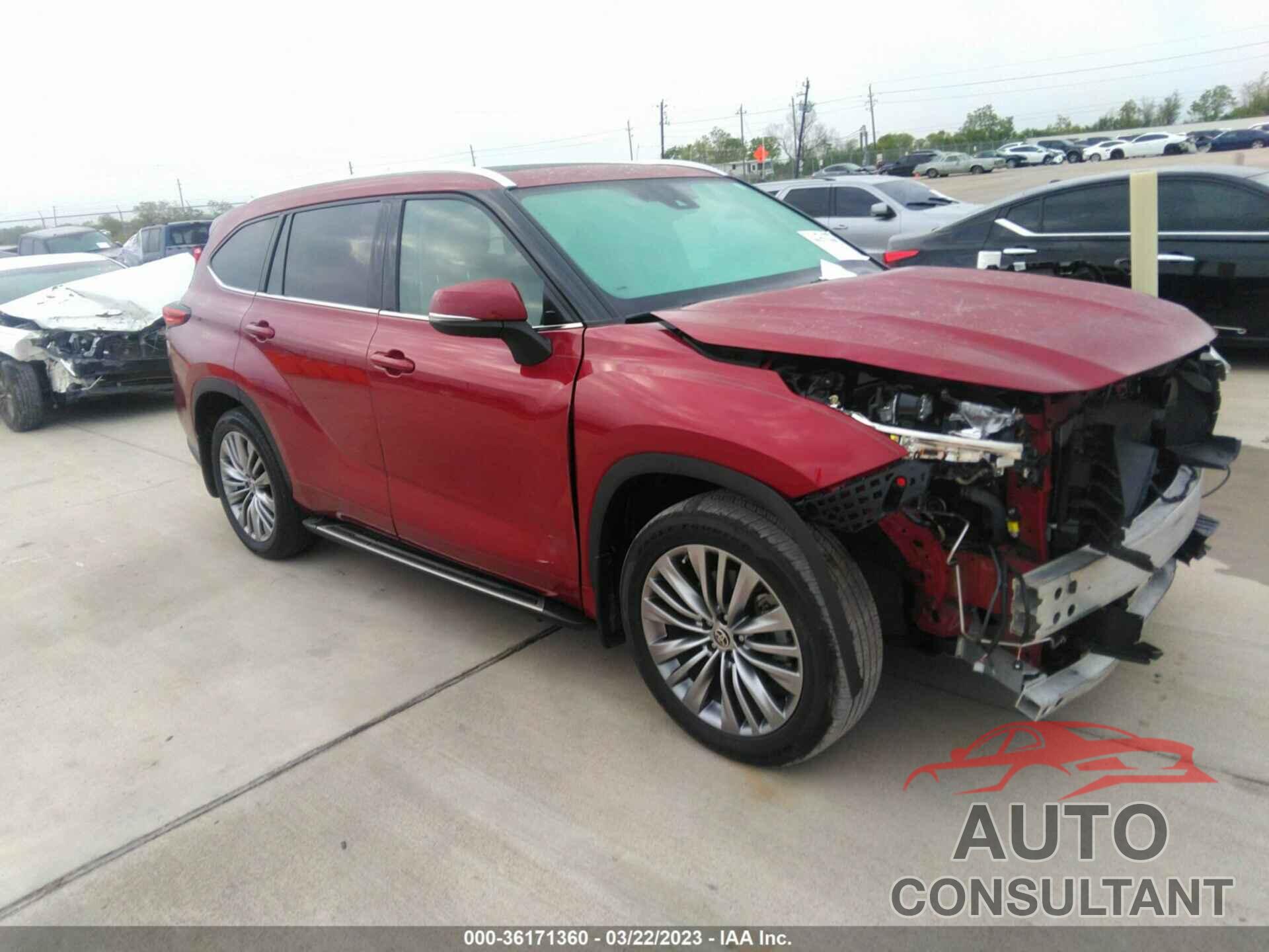 TOYOTA HIGHLANDER 2020 - 5TDFZRAH0LS013406