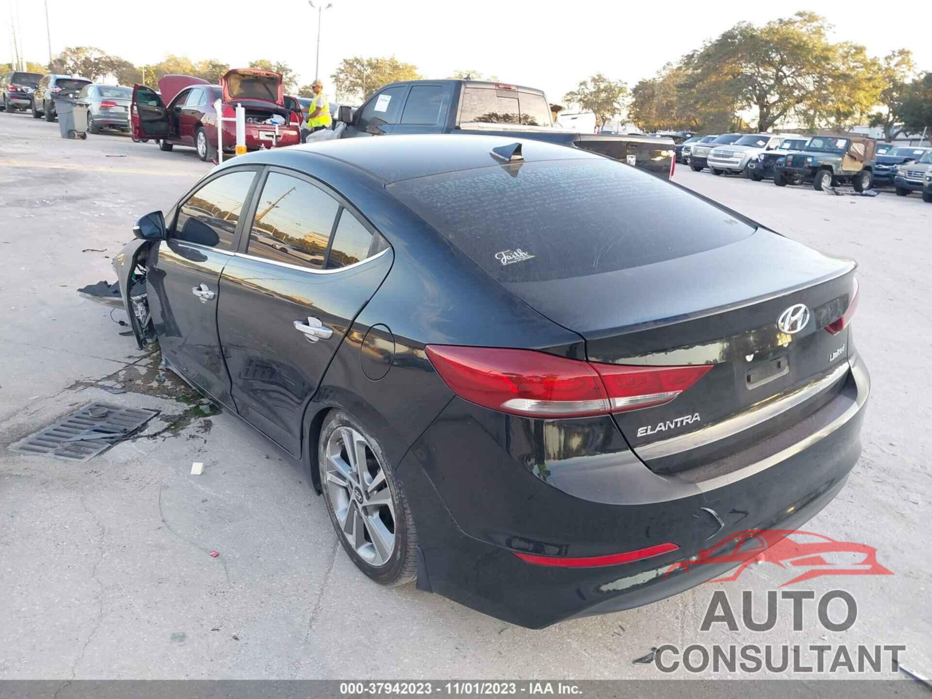 HYUNDAI ELANTRA 2017 - KMHD84LF7HU316822