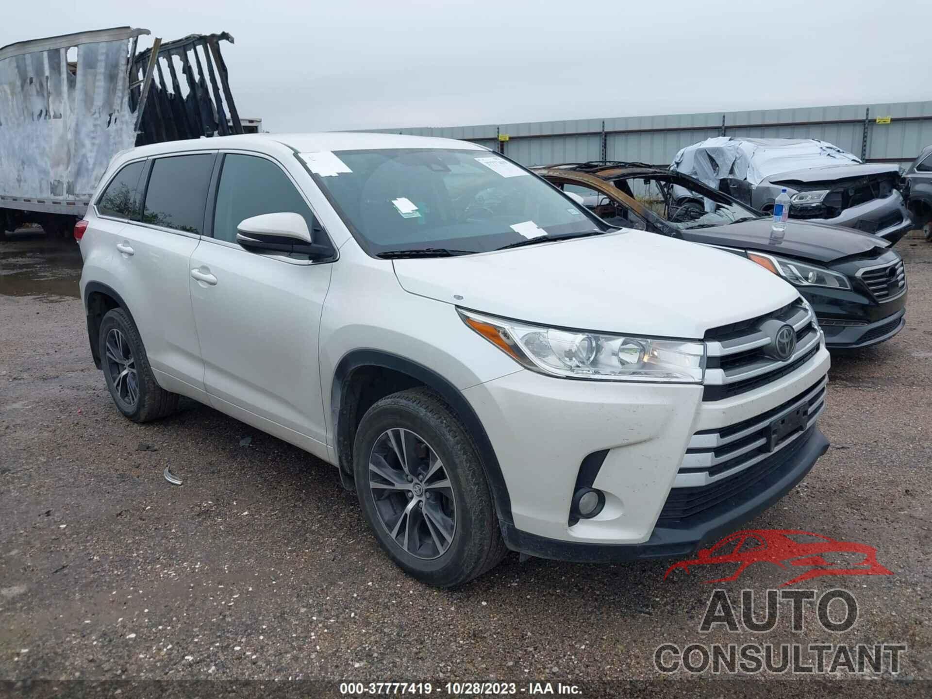 TOYOTA HIGHLANDER 2017 - 5TDZZRFH8HS230425