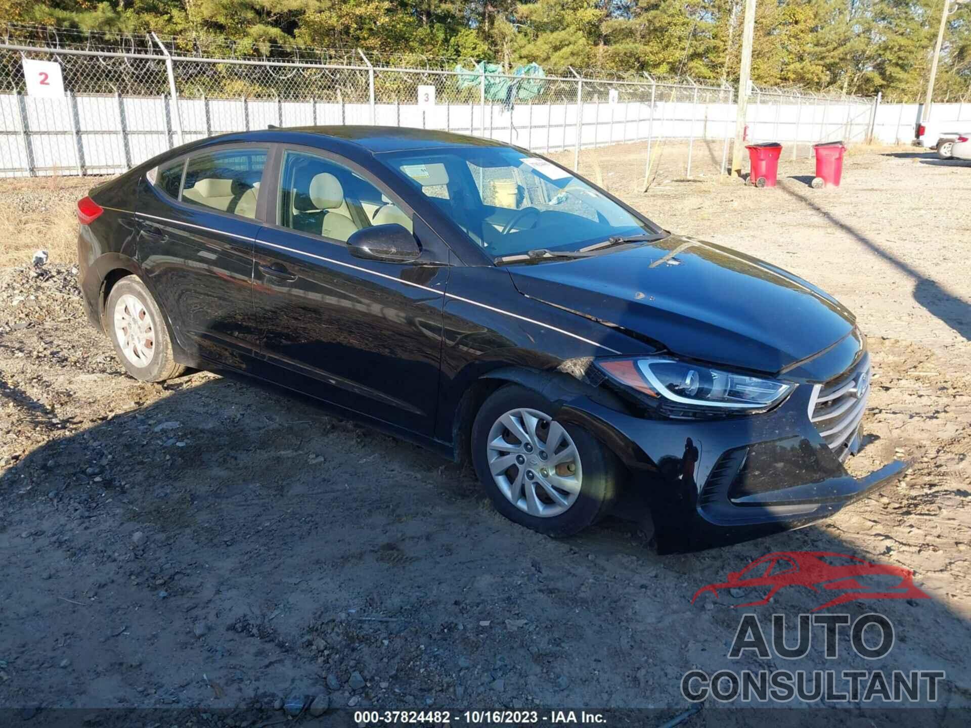 HYUNDAI ELANTRA 2017 - KMHD74LF6HU089657