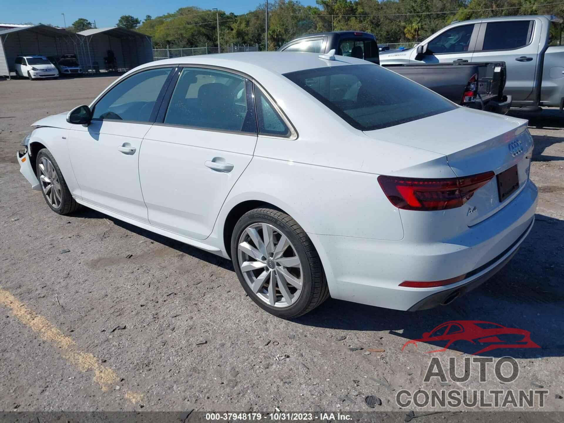 AUDI A4 2018 - WAUKMAF41JA072573