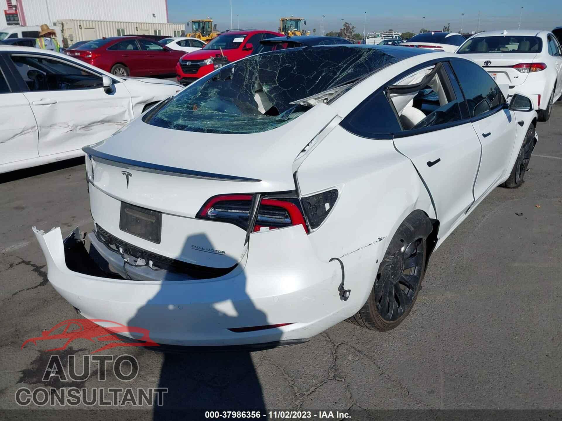TESLA MODEL 3 2022 - 5YJ3E1ECXNF247977