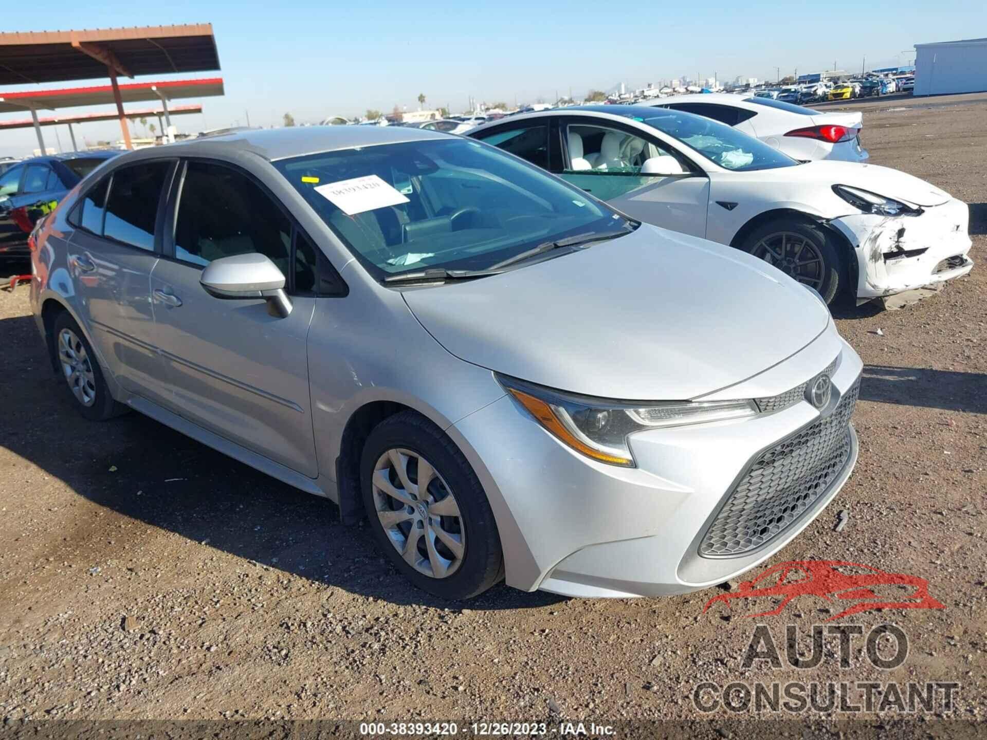 TOYOTA COROLLA 2020 - 5YFEPRAE3LP145463