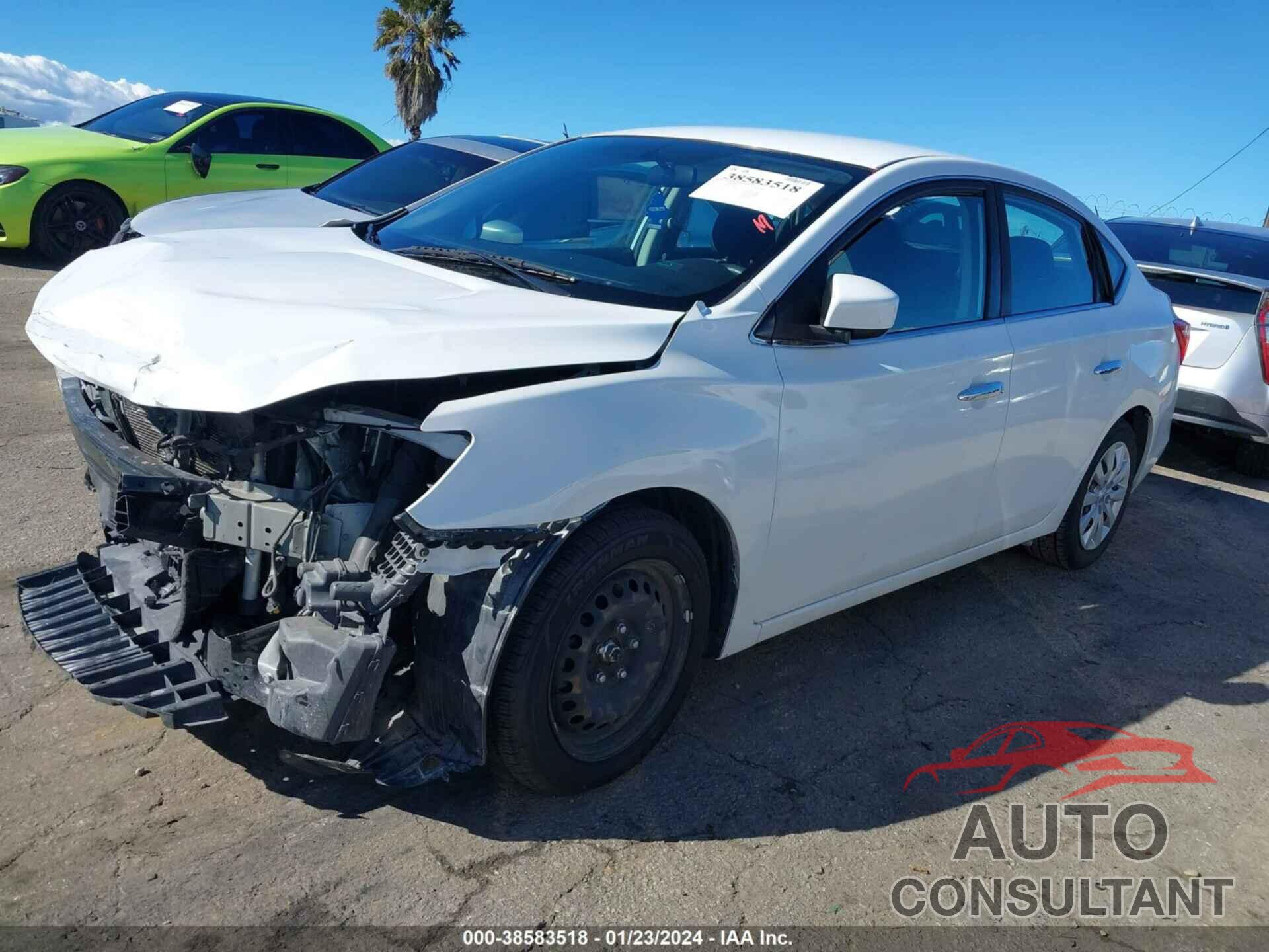 NISSAN SENTRA 2019 - 3N1AB7AP6KY201898