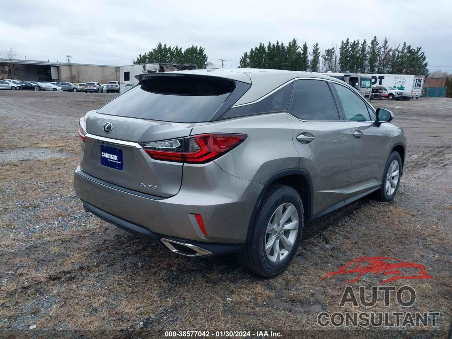 LEXUS RX 2017 - 2T2BZMCA0HC103961