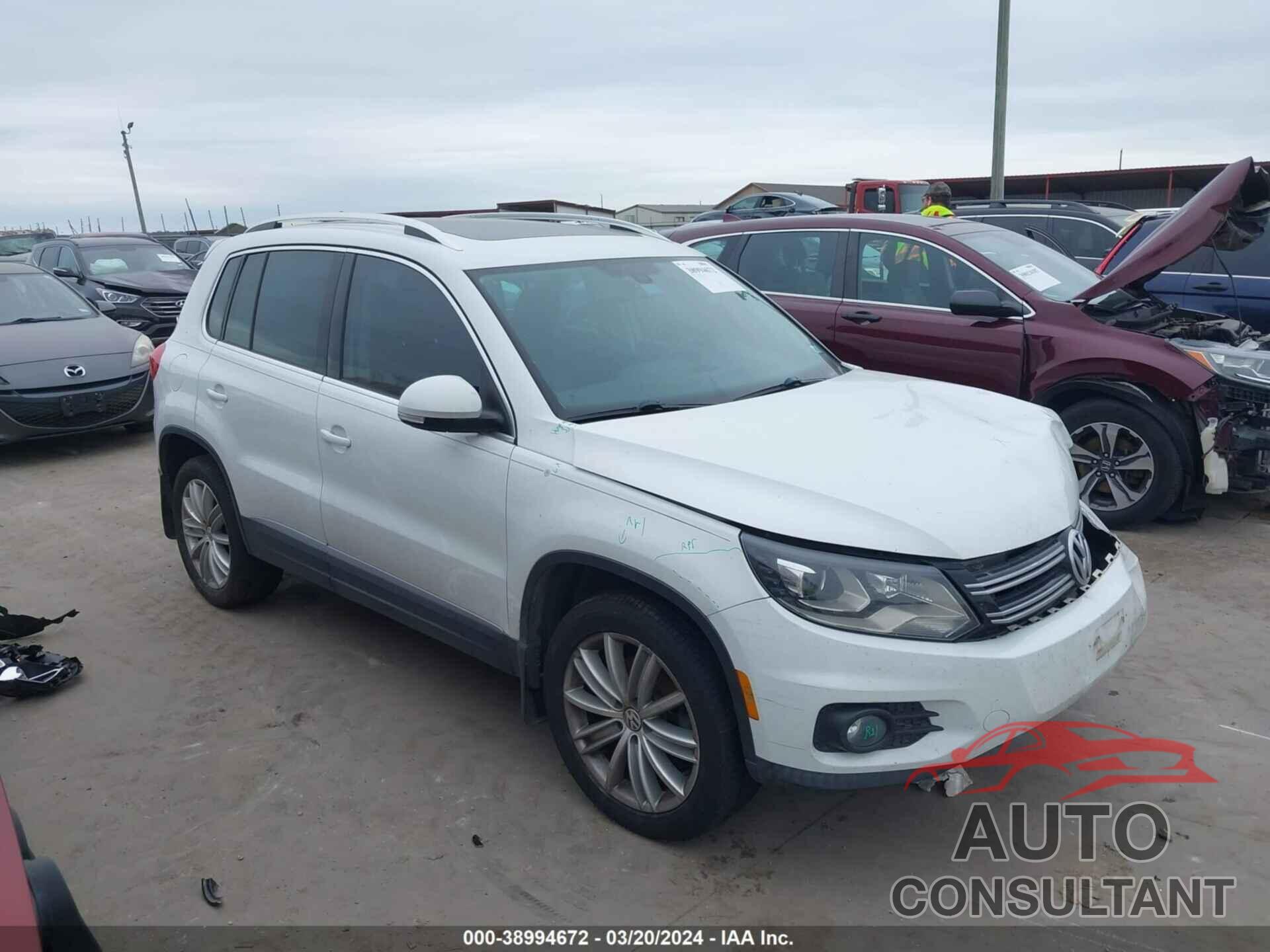 VOLKSWAGEN TIGUAN 2016 - WVGAV7AX0GW588088