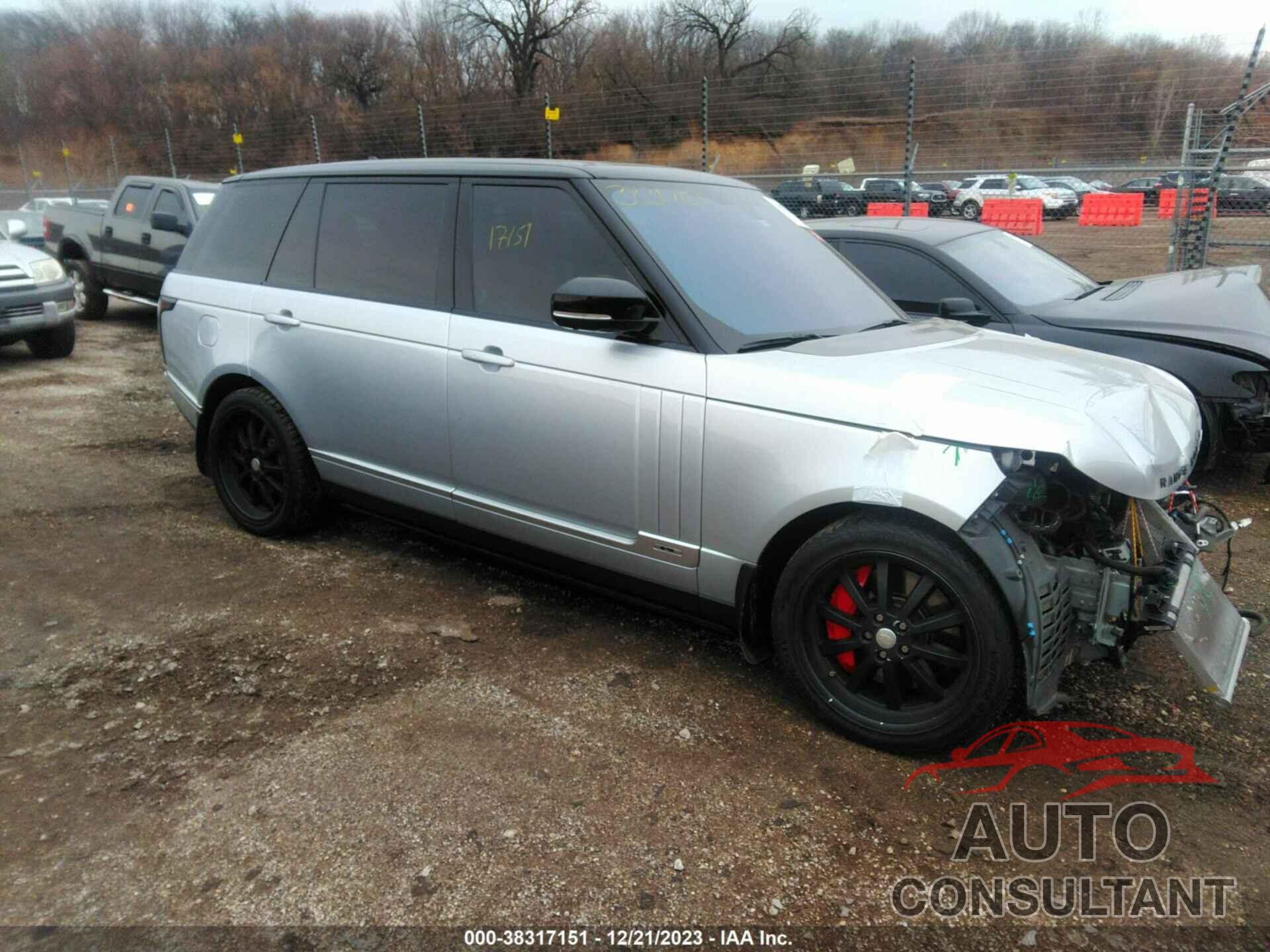 LAND ROVER RANGE ROVER 2016 - SALGV3EF6GA303876