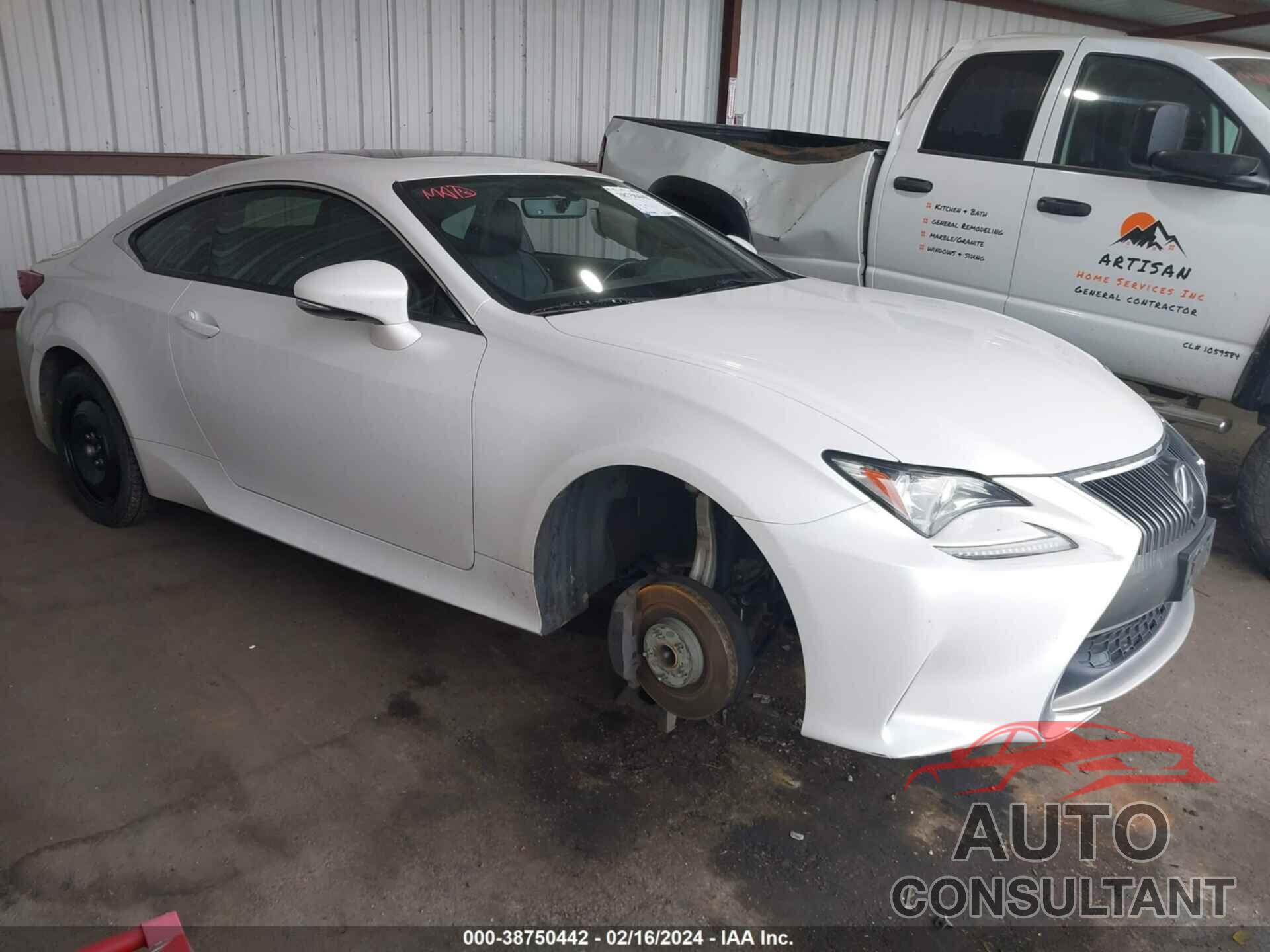 LEXUS RC 200T 2016 - JTHHA5BC5G5001144