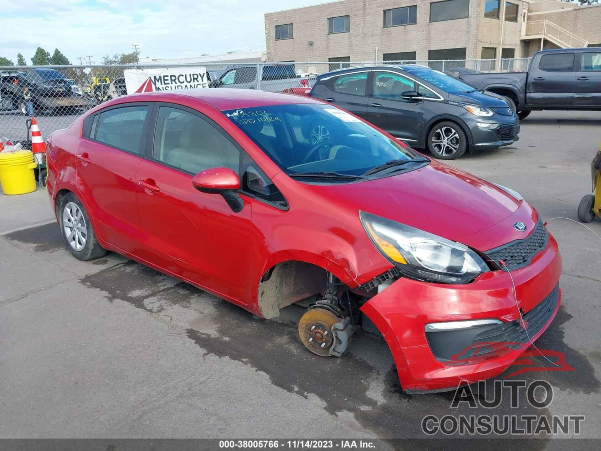 KIA RIO 2017 - KNADM4A39H6117331