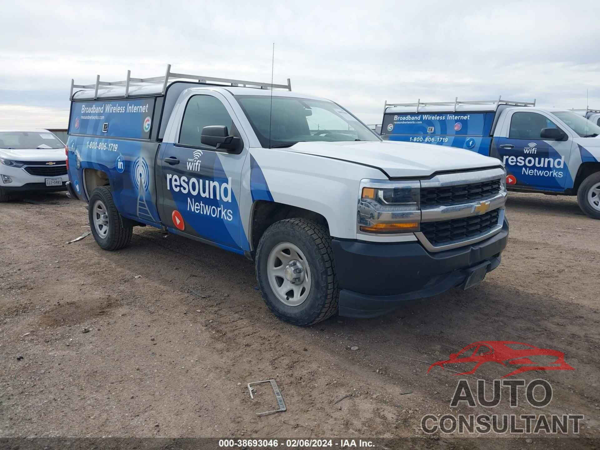 CHEVROLET SILVERADO 1500 2018 - 1GCNCNEC1JZ171592