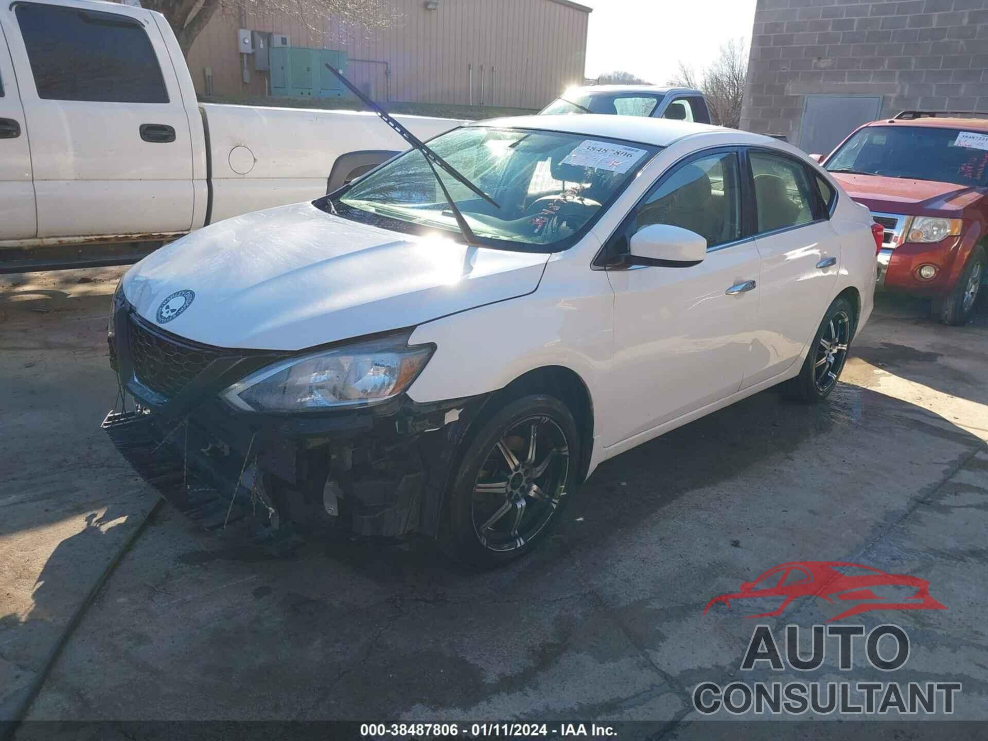 NISSAN SENTRA 2016 - 3N1AB7APXGY305267