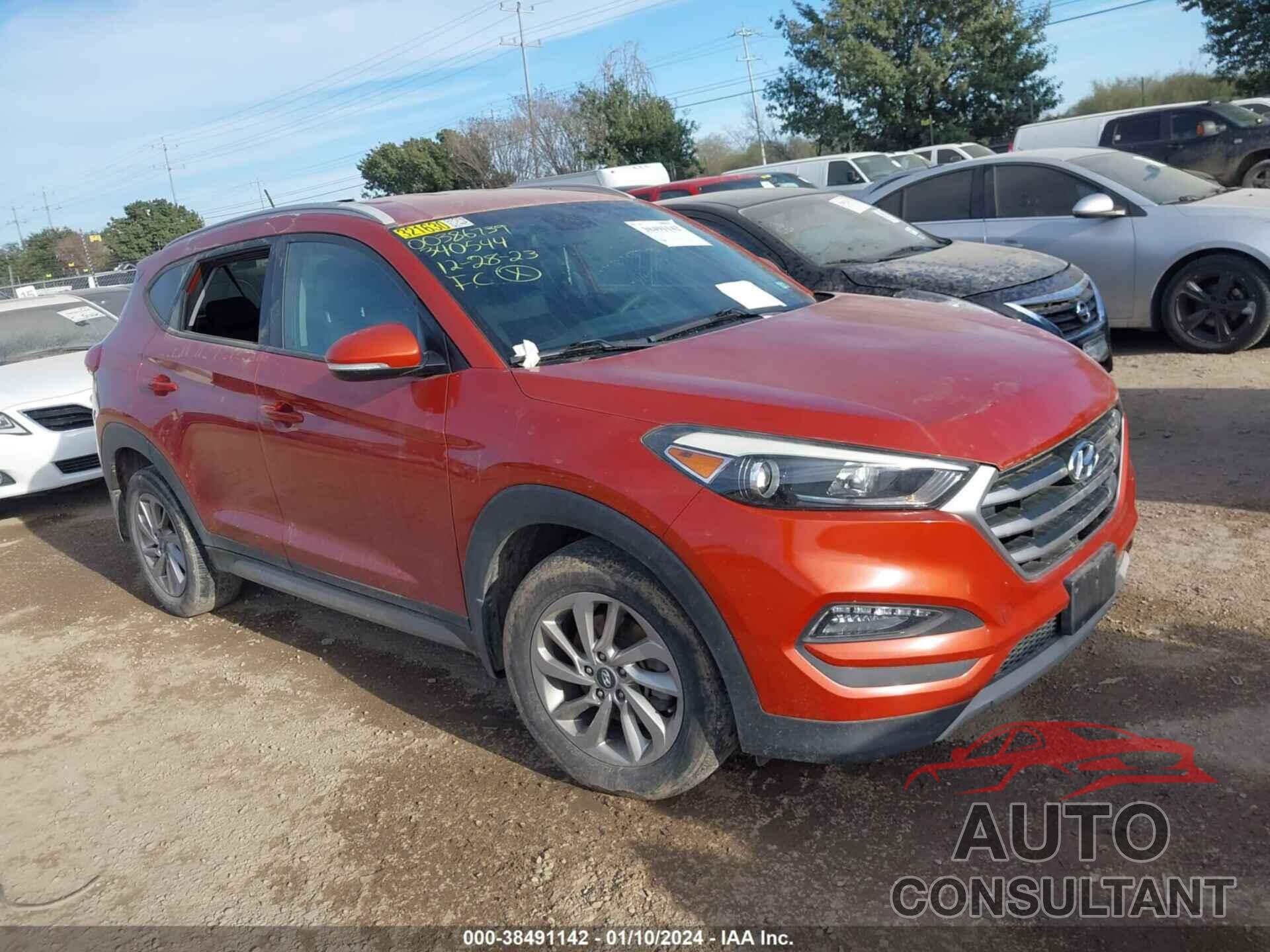 HYUNDAI TUCSON 2017 - KM8J3CA2XHU340544