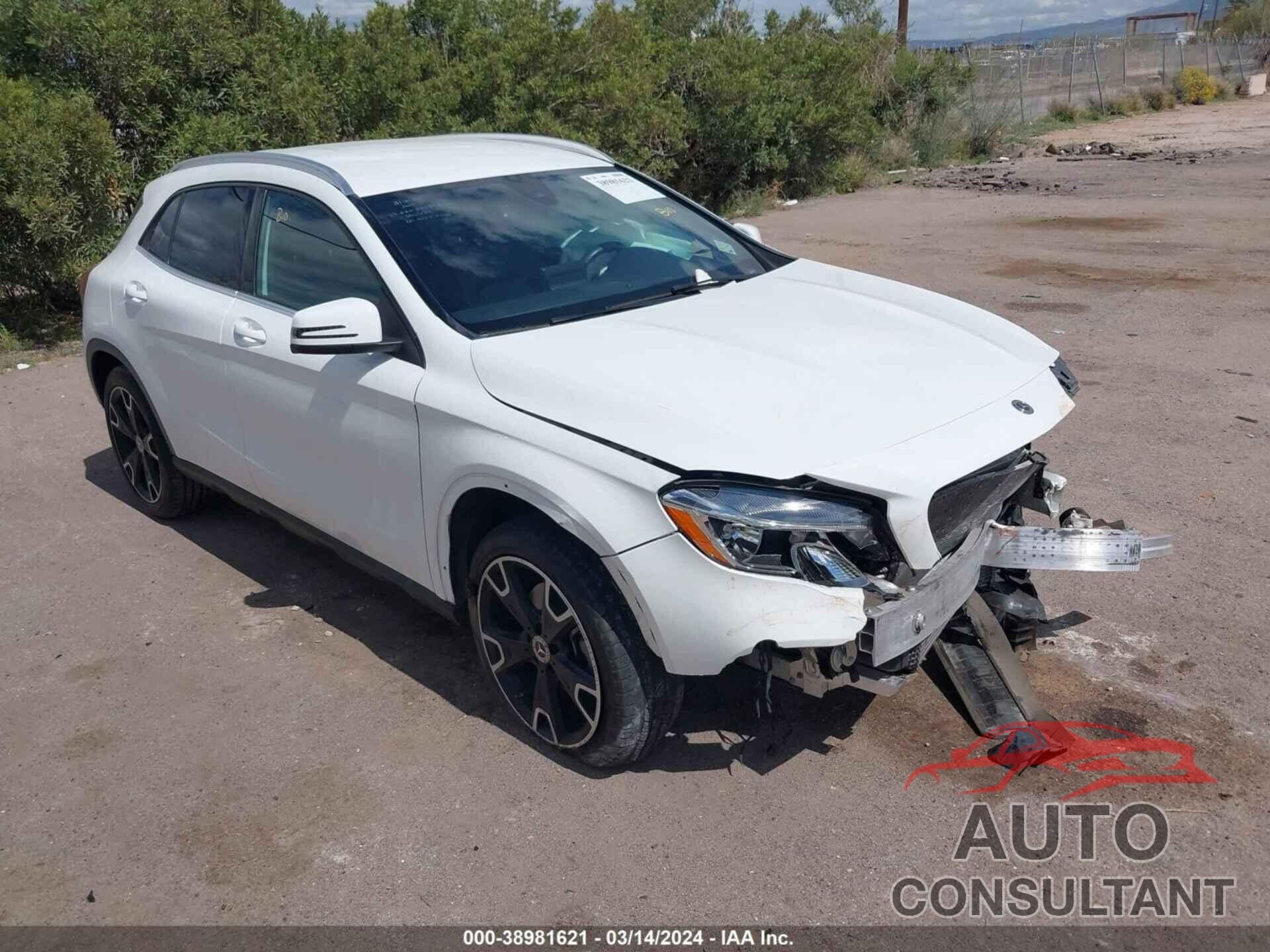 MERCEDES-BENZ GLA 250 2020 - WDCTG4EB7LU024720