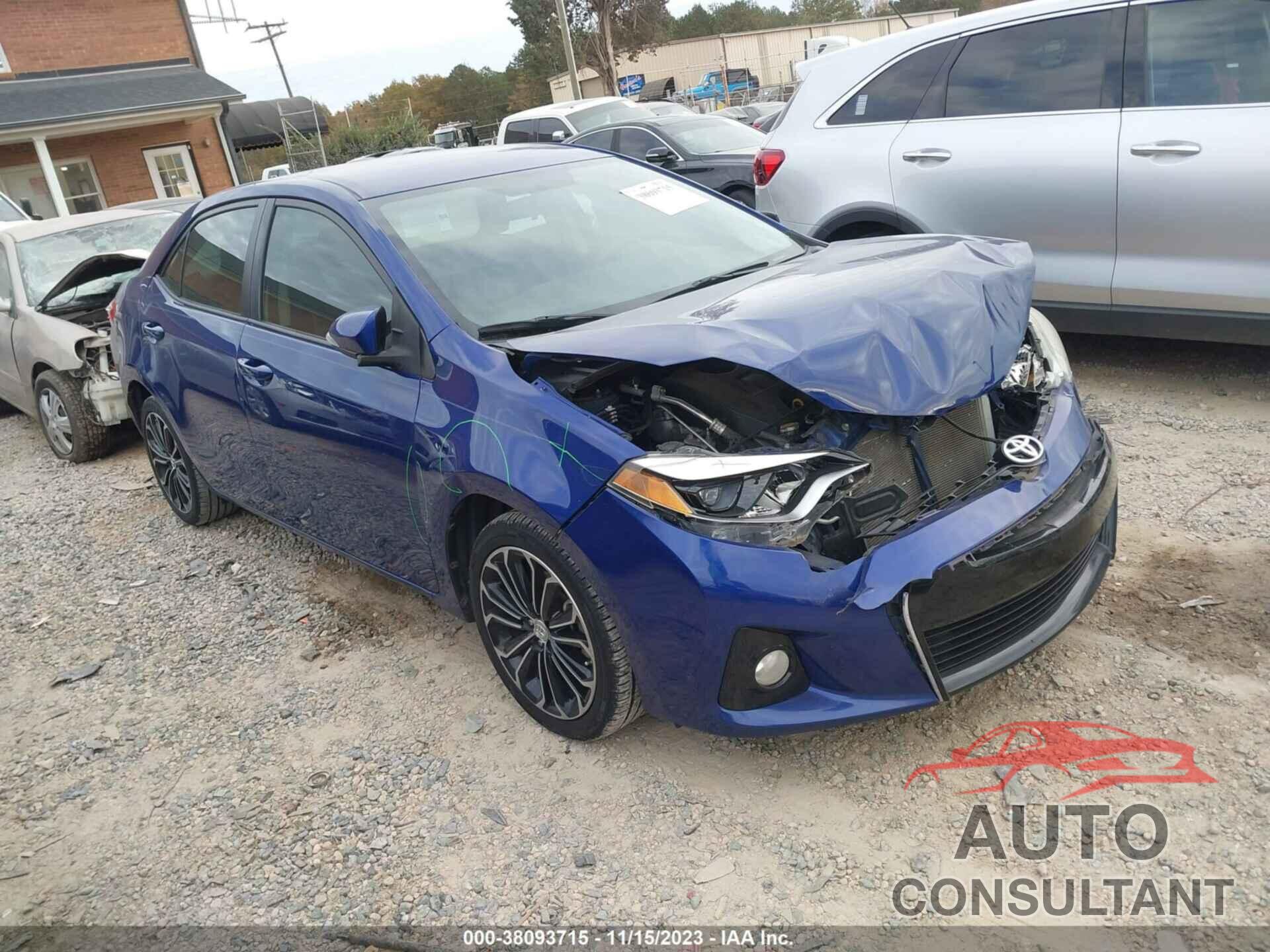 TOYOTA COROLLA 2015 - 2T1BURHE8FC251042