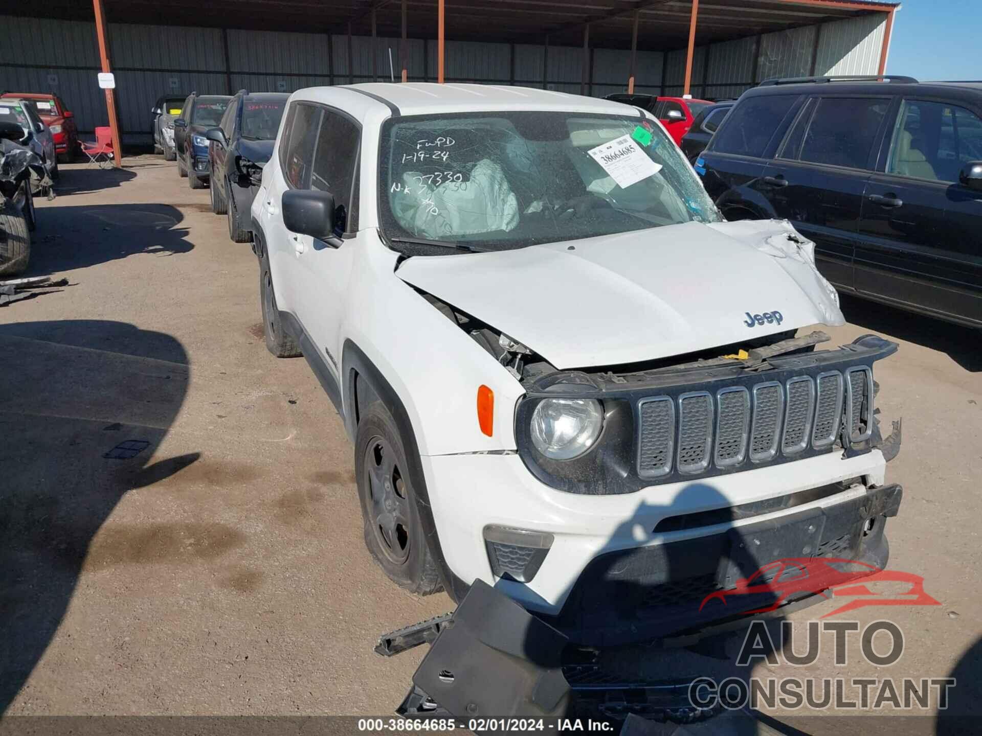 JEEP RENEGADE 2020 - ZACNJAAB9LPL01578