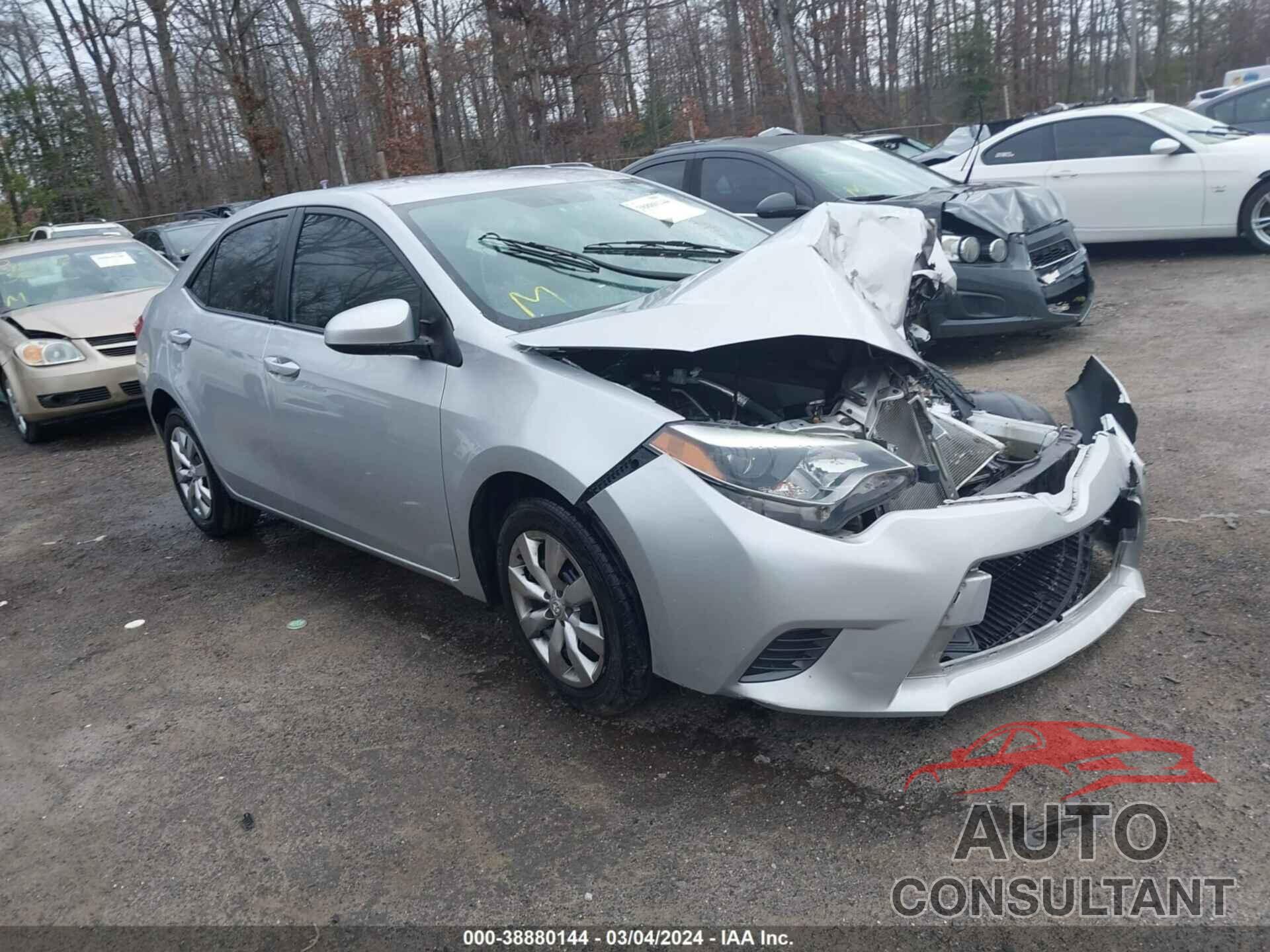 TOYOTA COROLLA 2016 - 5YFBURHE3GP501417