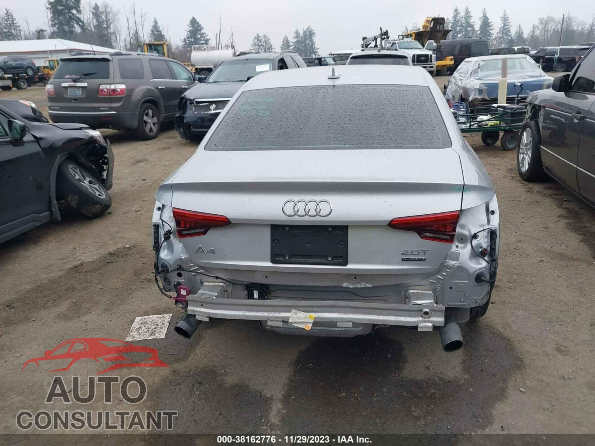 AUDI A4 2017 - WAUDNAF4XHN041959